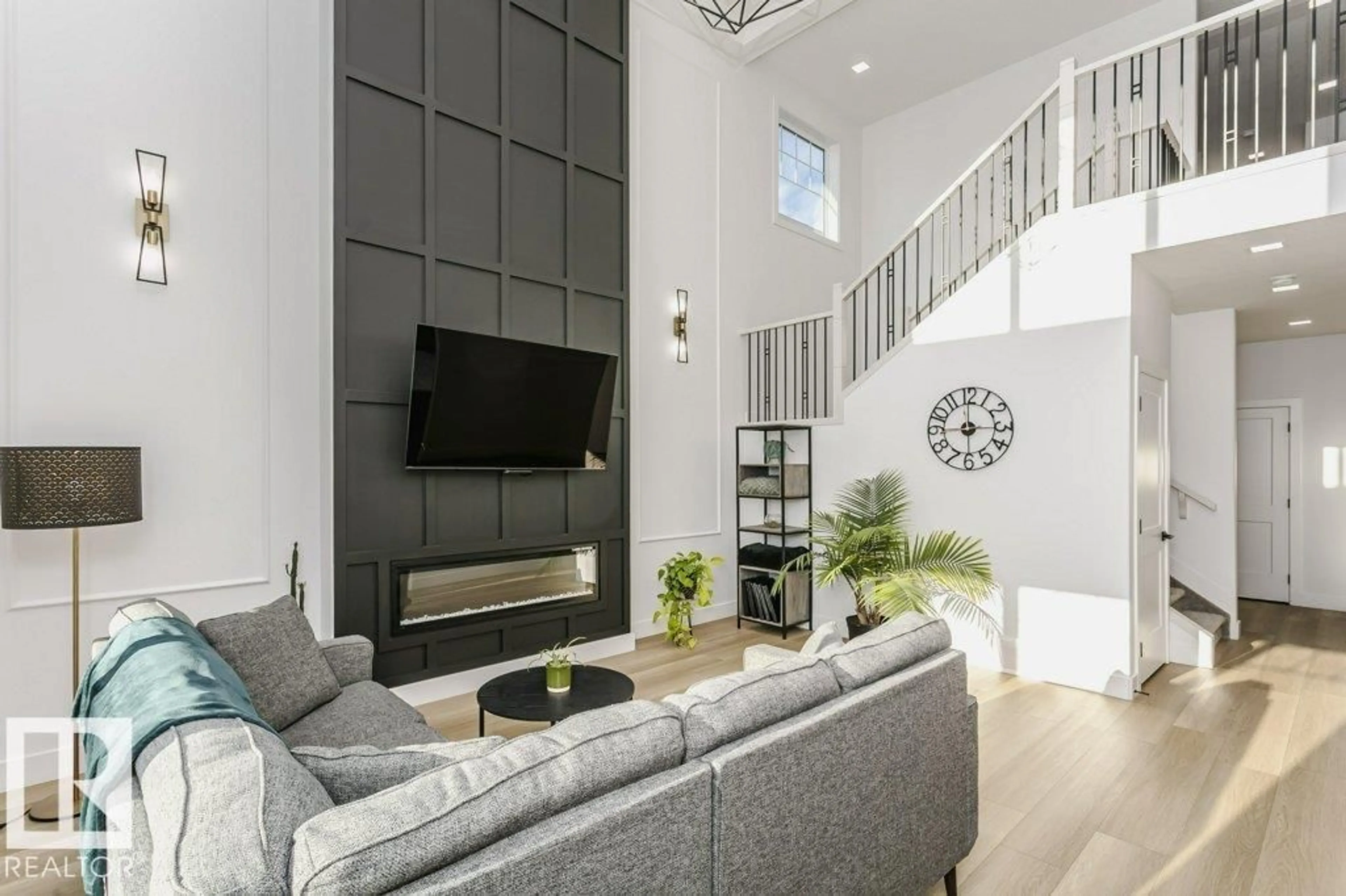 Living room with furniture, unknown for 839 34 AV, Edmonton Alberta T6T1A4