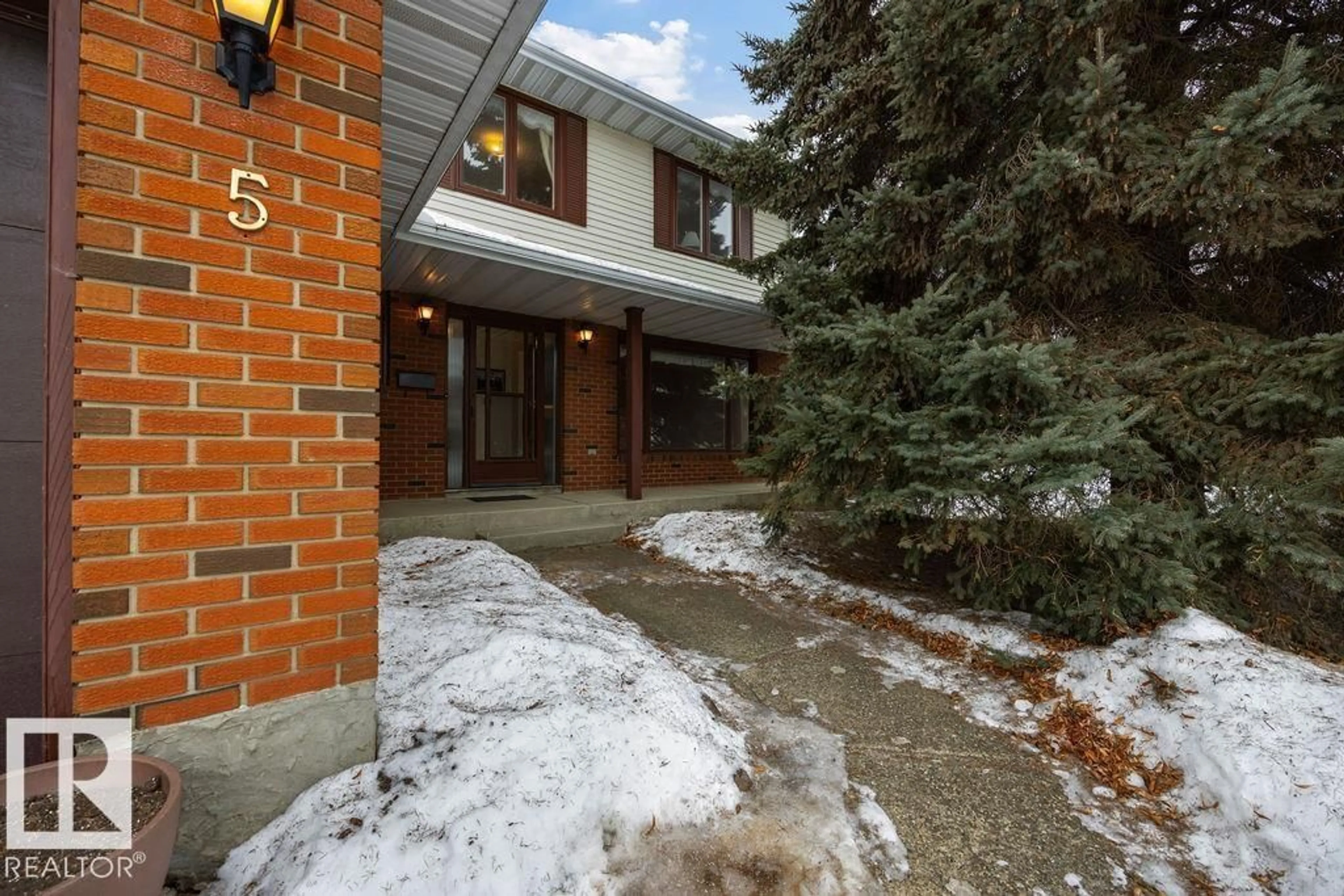 Home with brick exterior material, street for 5 LOYOLA PL, St. Albert Alberta T8N4M1