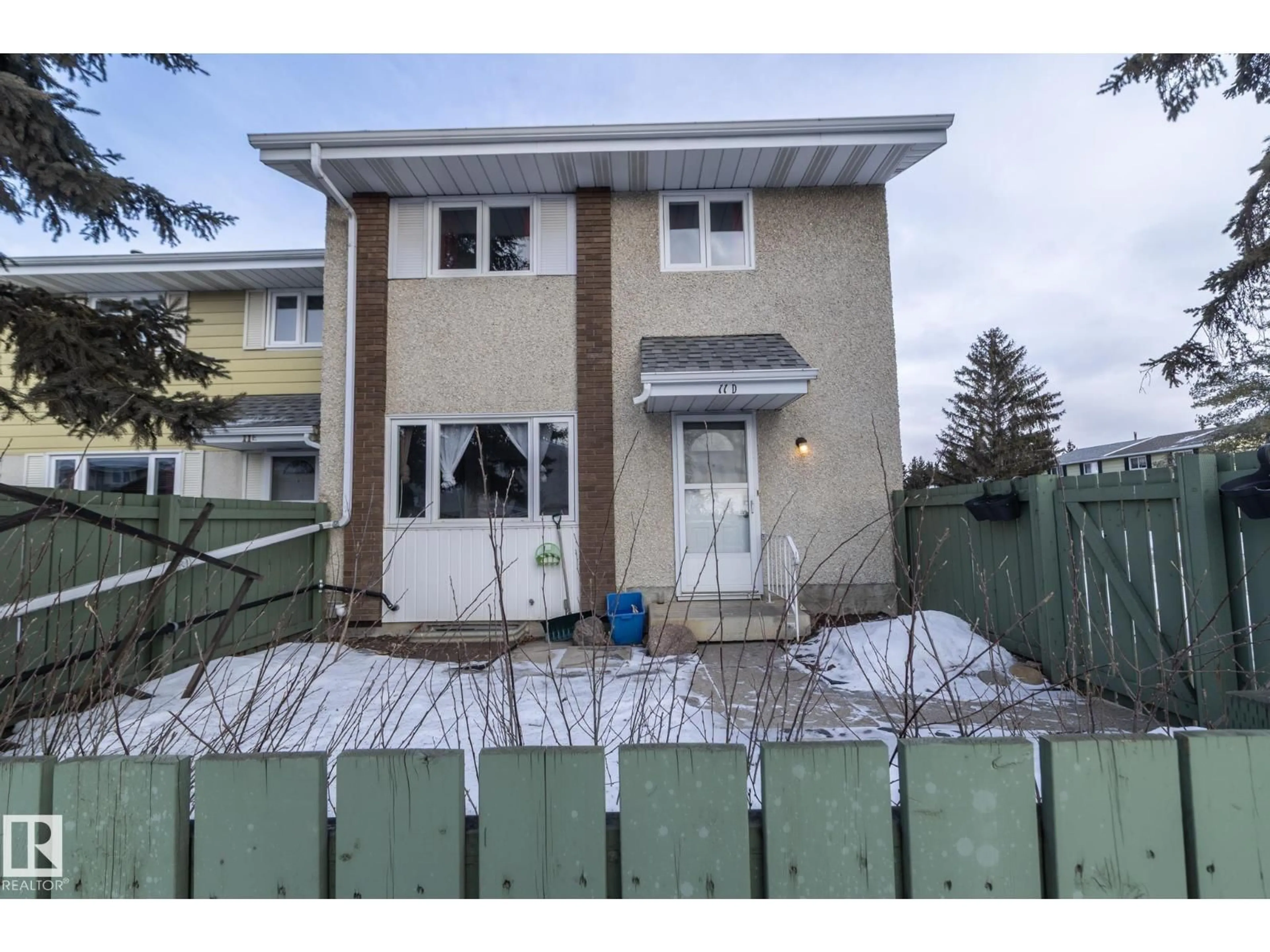 A pic from outside/outdoor area/front of a property/back of a property/a pic from drone, street for 11D CALLINGWOOD CO, Edmonton Alberta T5T0H5