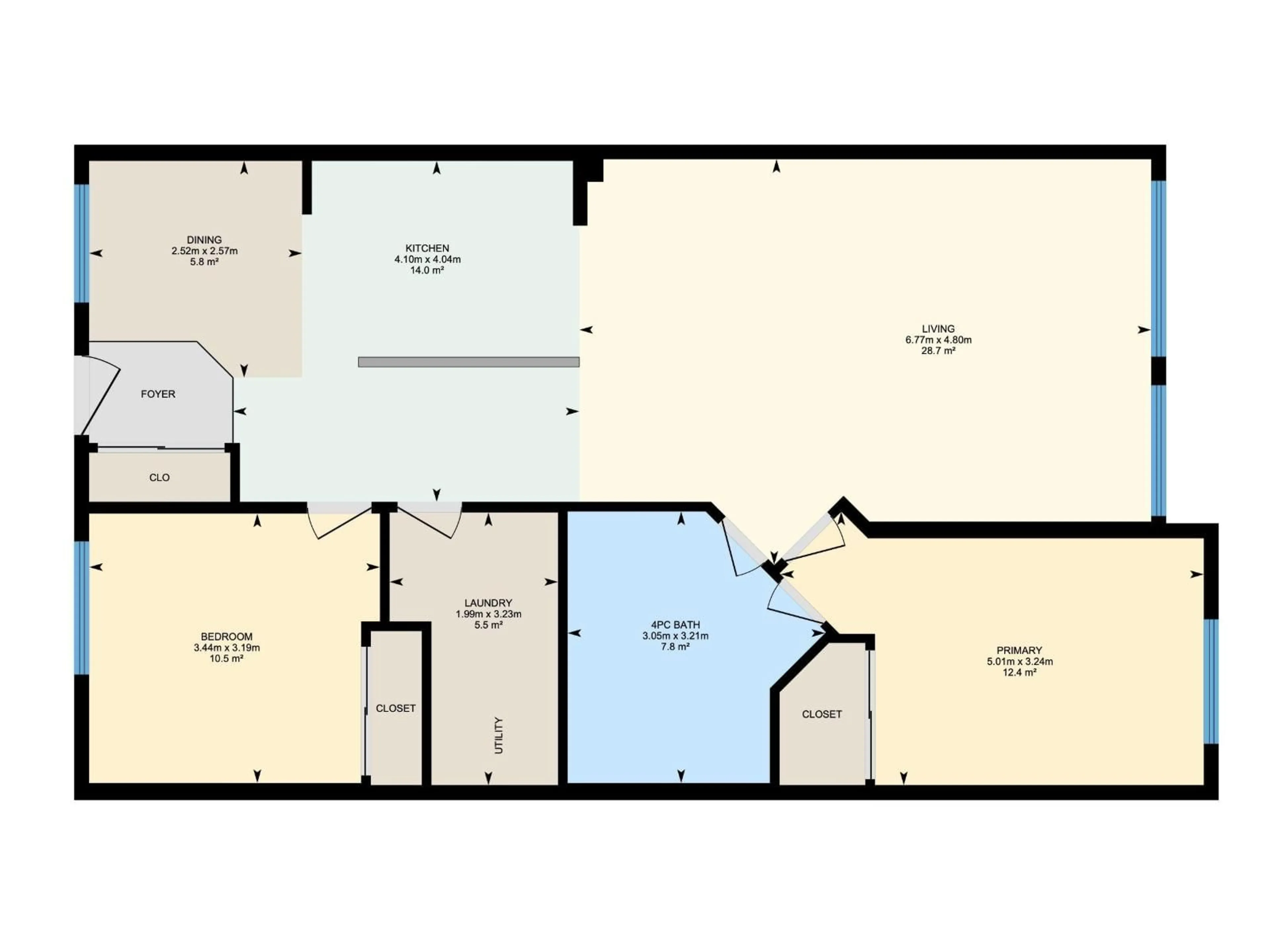 Floor plan for #108 - 8619 111 ST, Edmonton Alberta T6G2W1