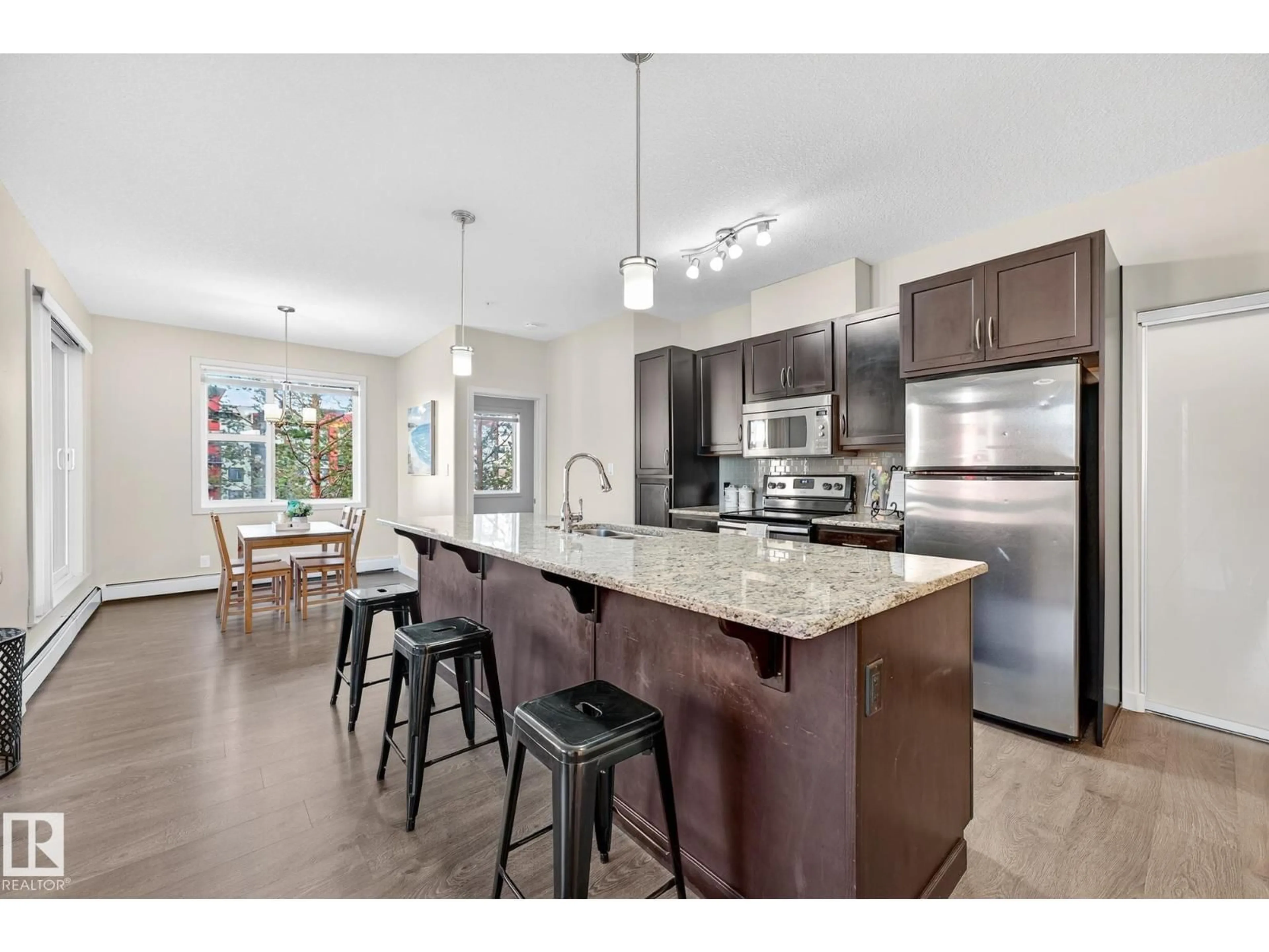 Open concept kitchen, unknown for 308 - 247 AMBLESIDE LI, Edmonton Alberta T6W0V3