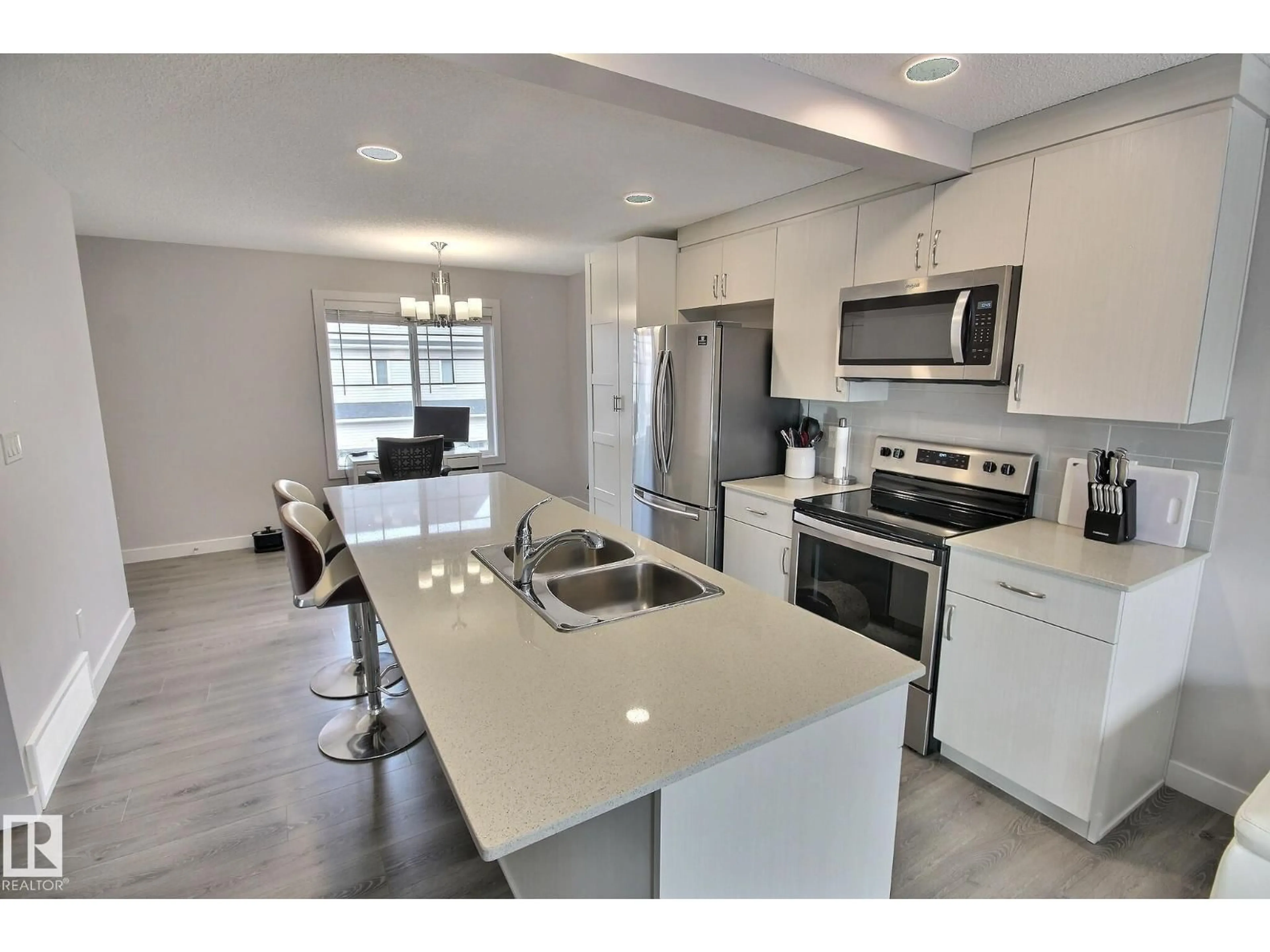 Open concept kitchen, ceramic/tile floor for 846 DANIELS WY, Edmonton Alberta T6W4C8