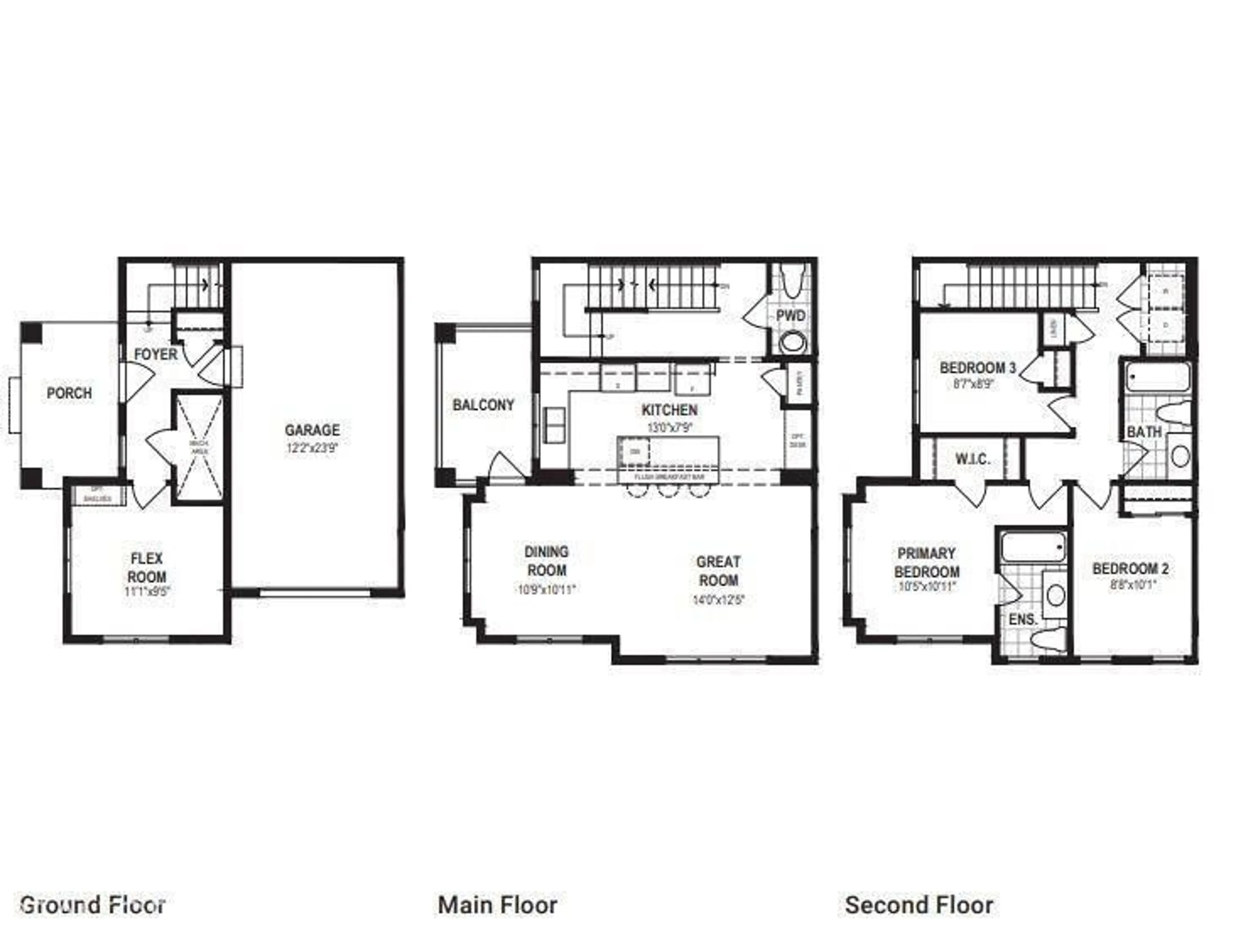 Floor plan for 830 STILLWATER BV, Edmonton Alberta T6M3E6