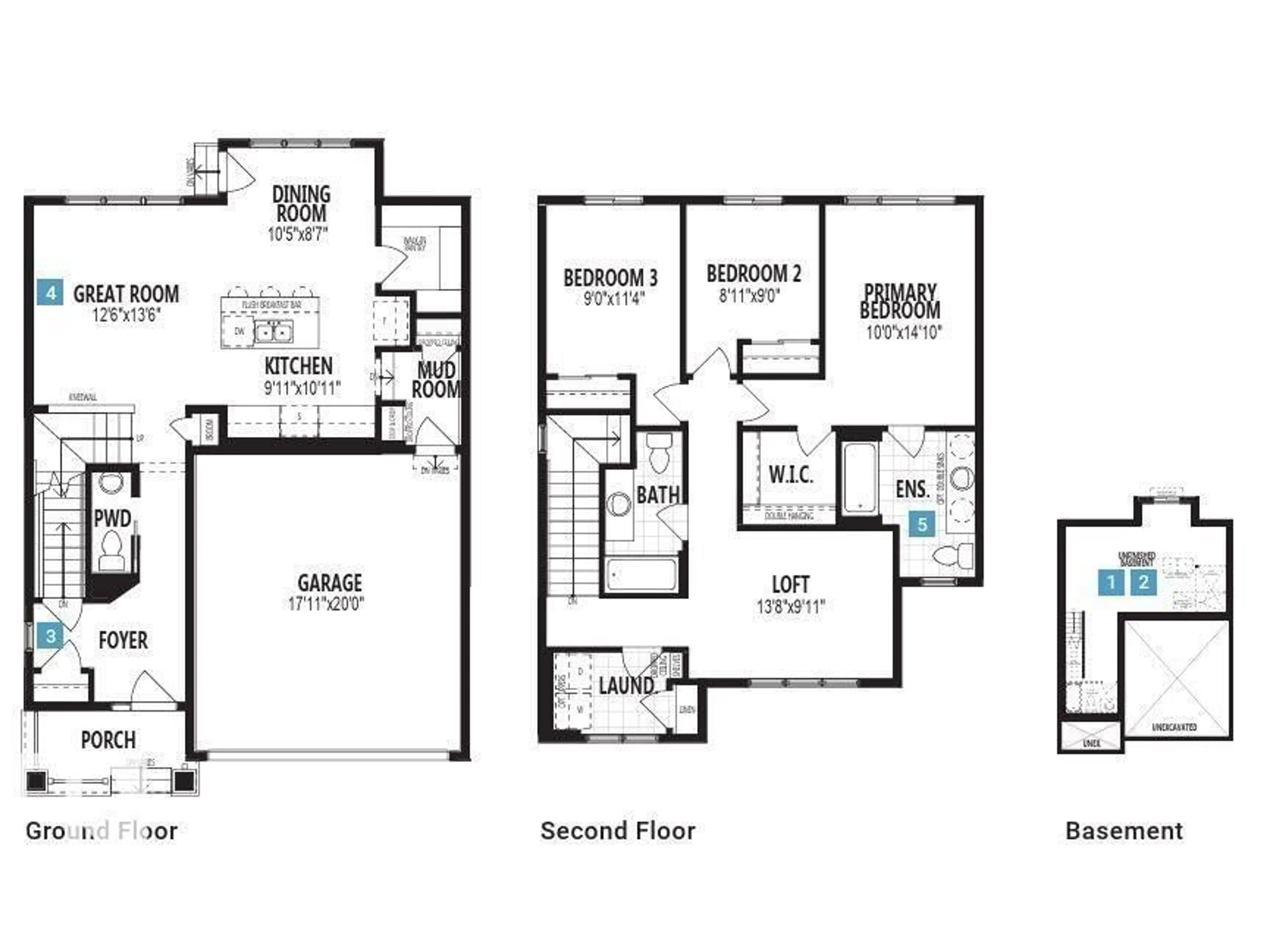 Floor plan for 20412 16 AV, Edmonton Alberta T6M3E6