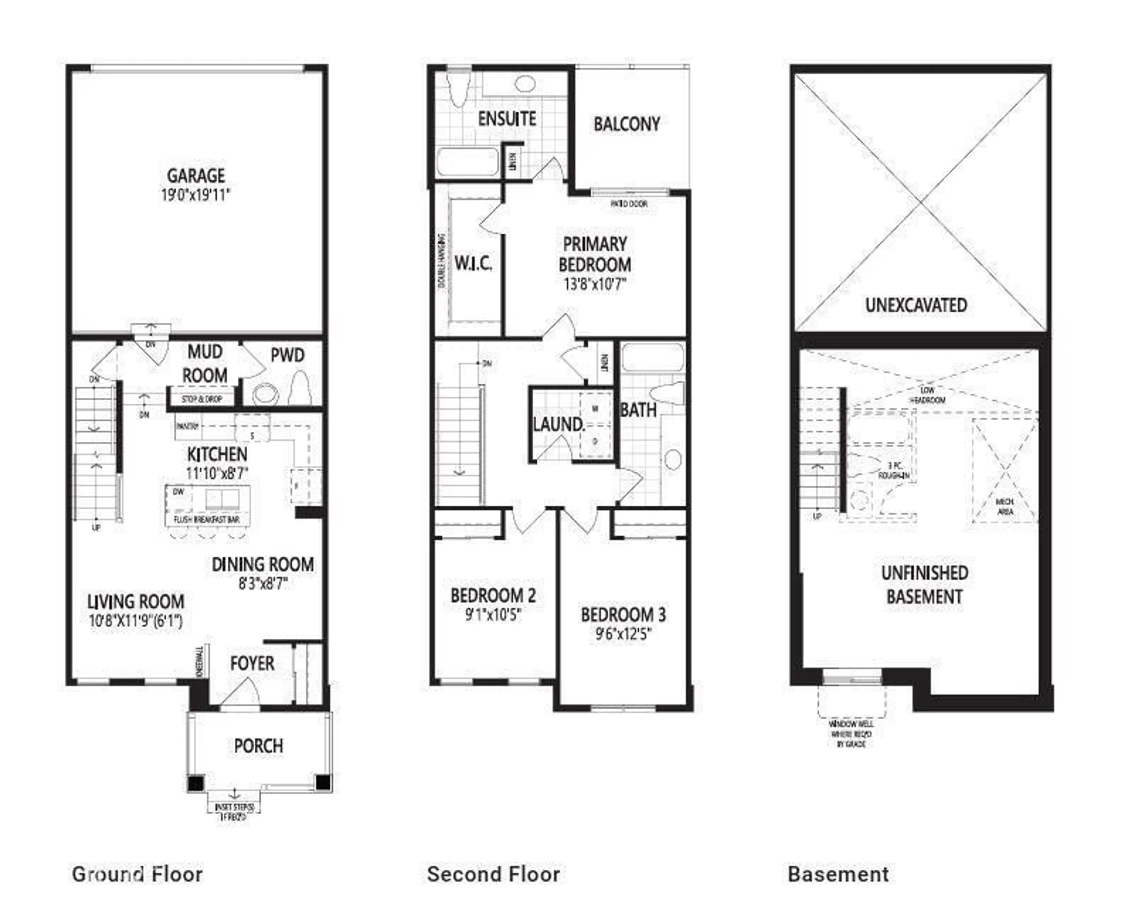 Floor plan for 1053 HEARTHSTONE BV, Sherwood Park Alberta T8H3B3