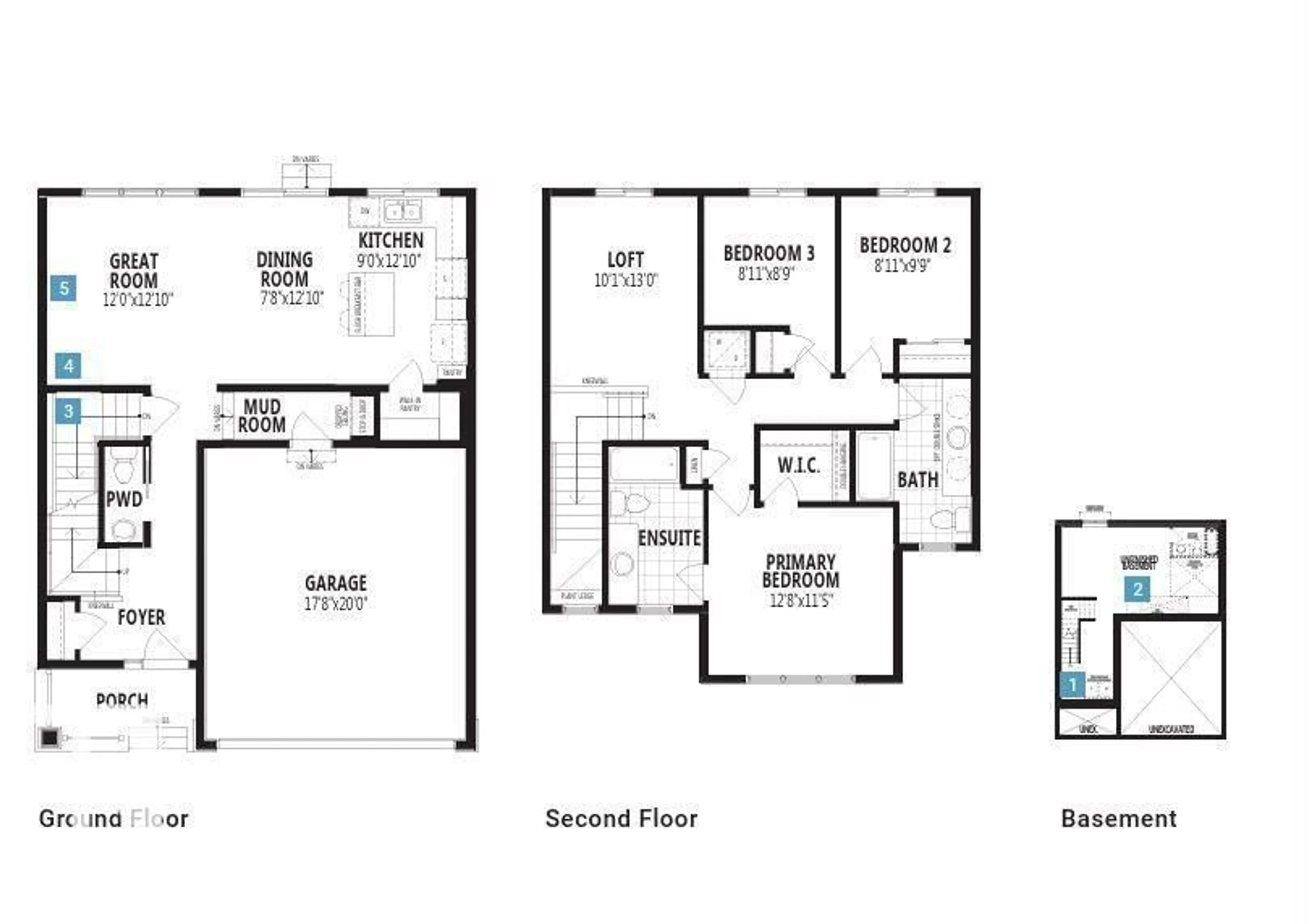 Floor plan for 1065 CORNERSTONE WY, Sherwood Park Alberta T8H3A3