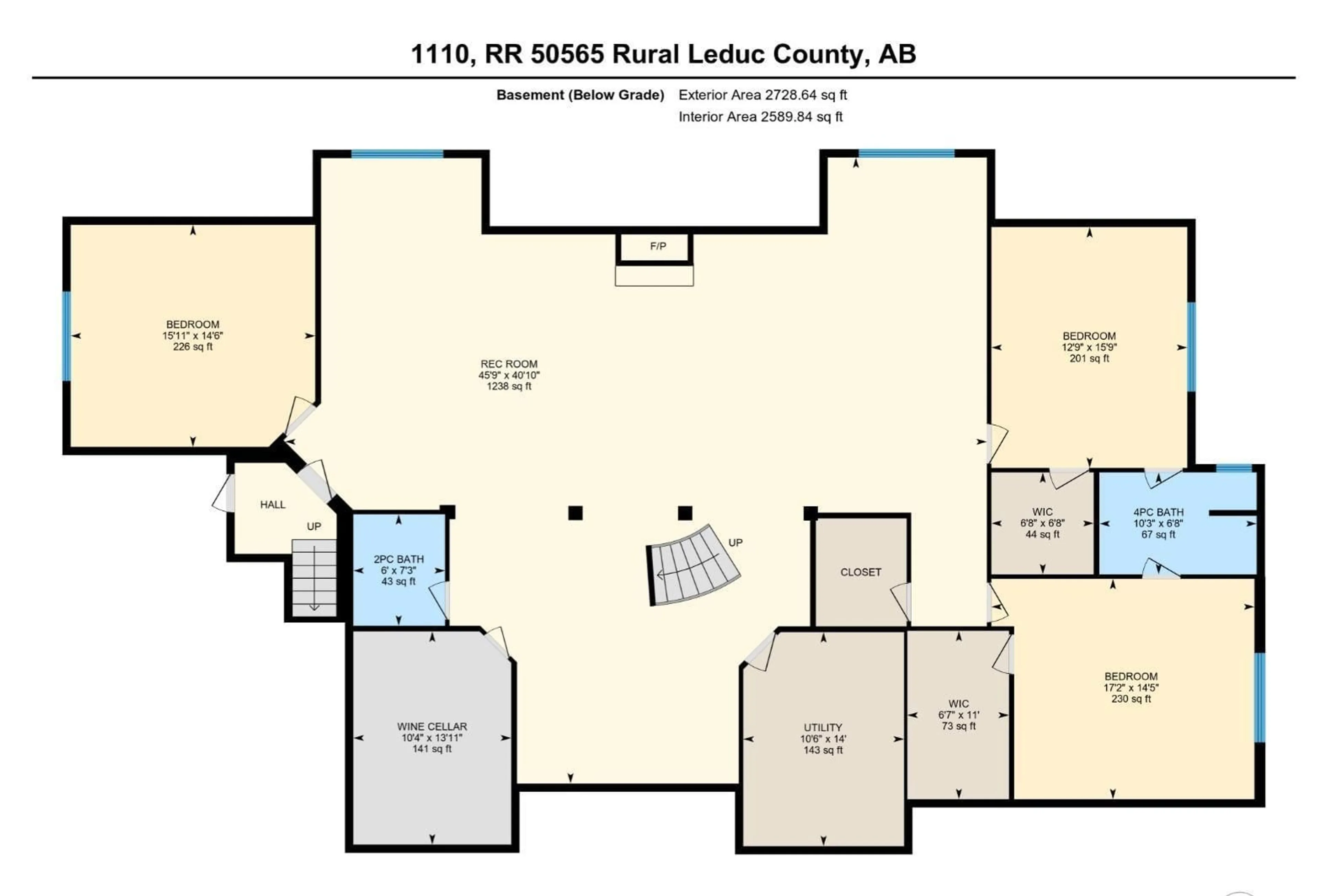 Floor plan for 50565 RGE ROAD 245, Rural Leduc County Alberta T4X0P5