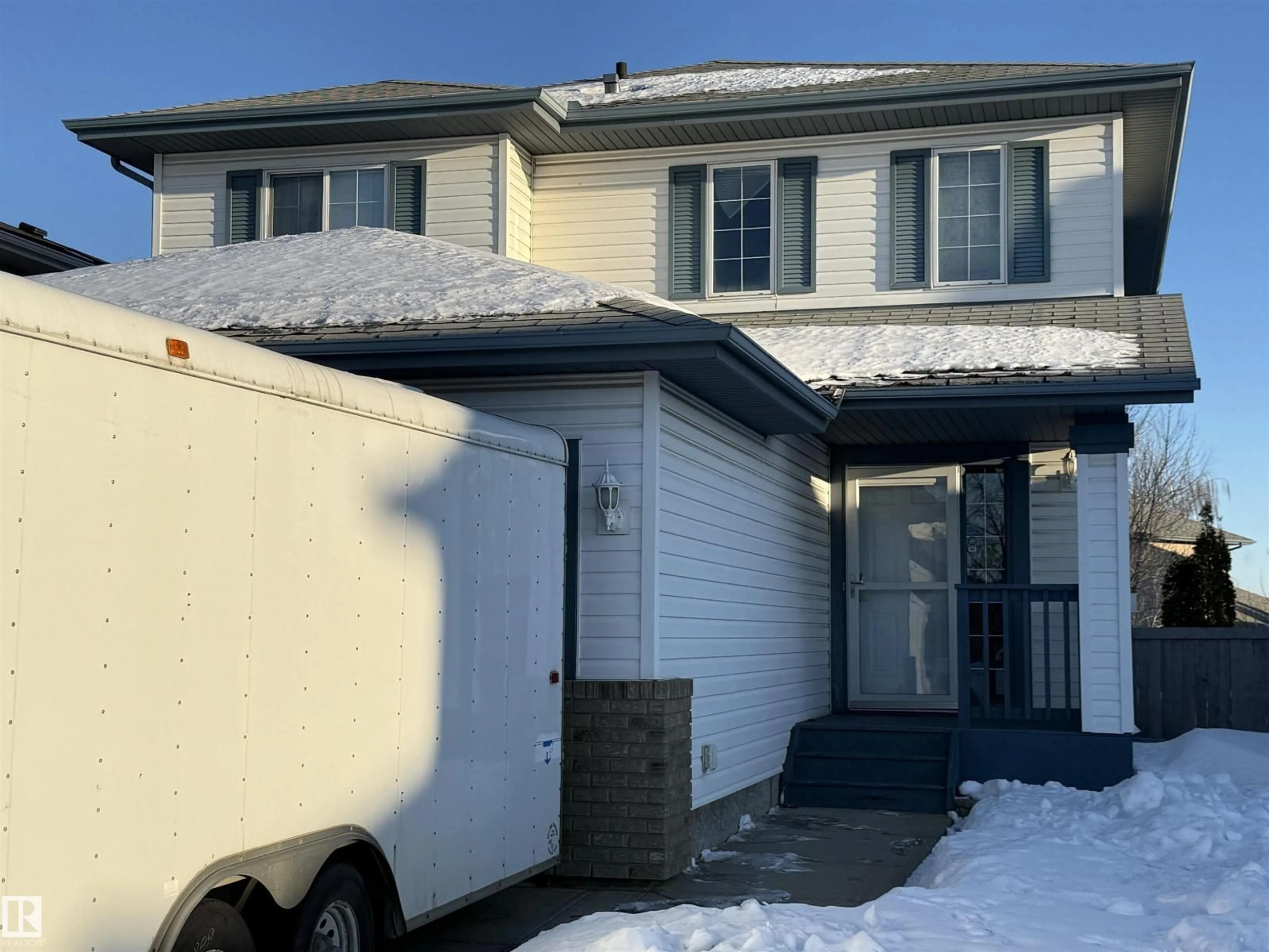 Home with vinyl exterior material, street for NW - 14415 131 ST, Edmonton Alberta T6V1G8