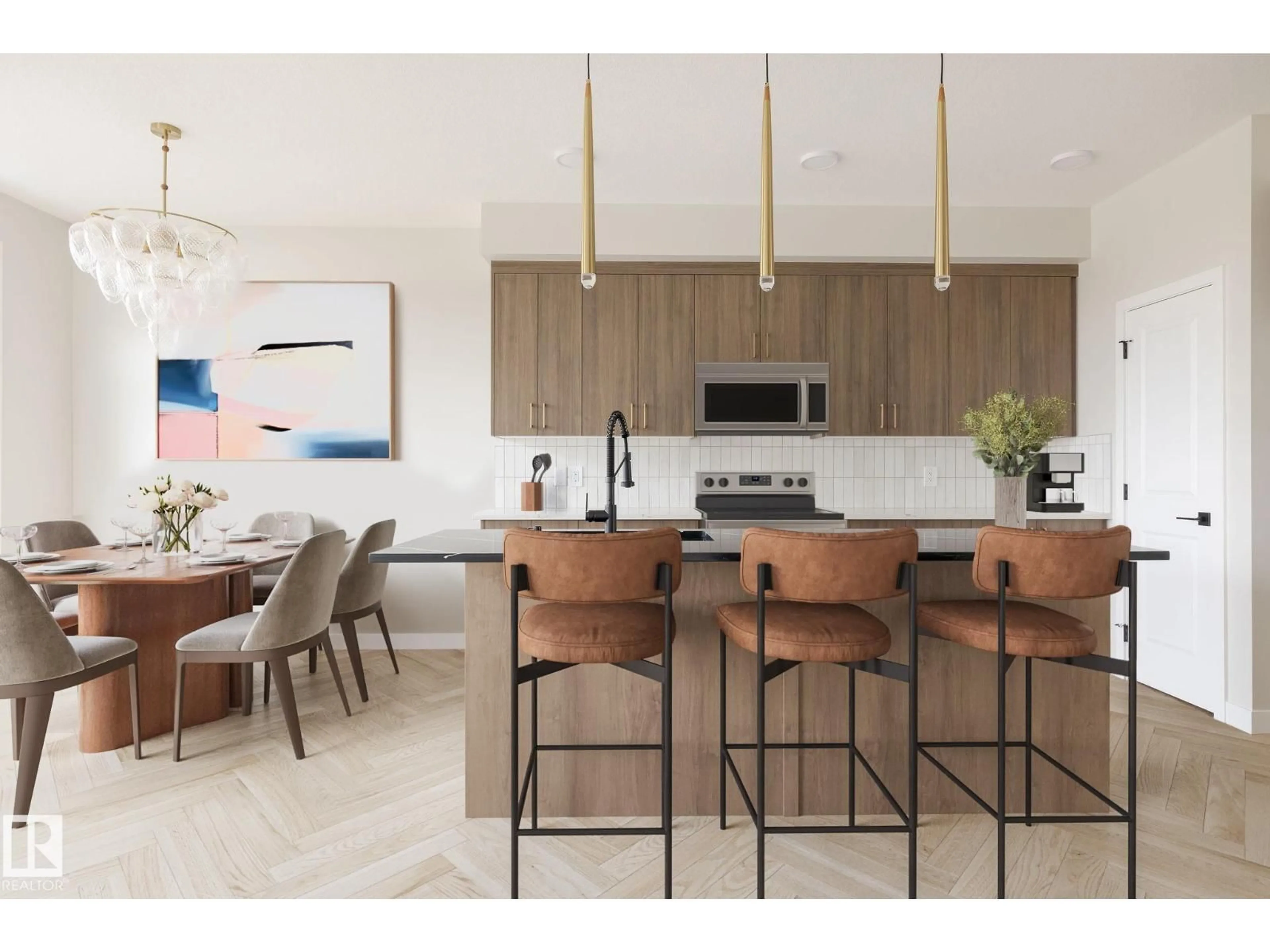 Open concept kitchen, unknown for 160 CATRIA PT, Sherwood Park Alberta T8H3B1