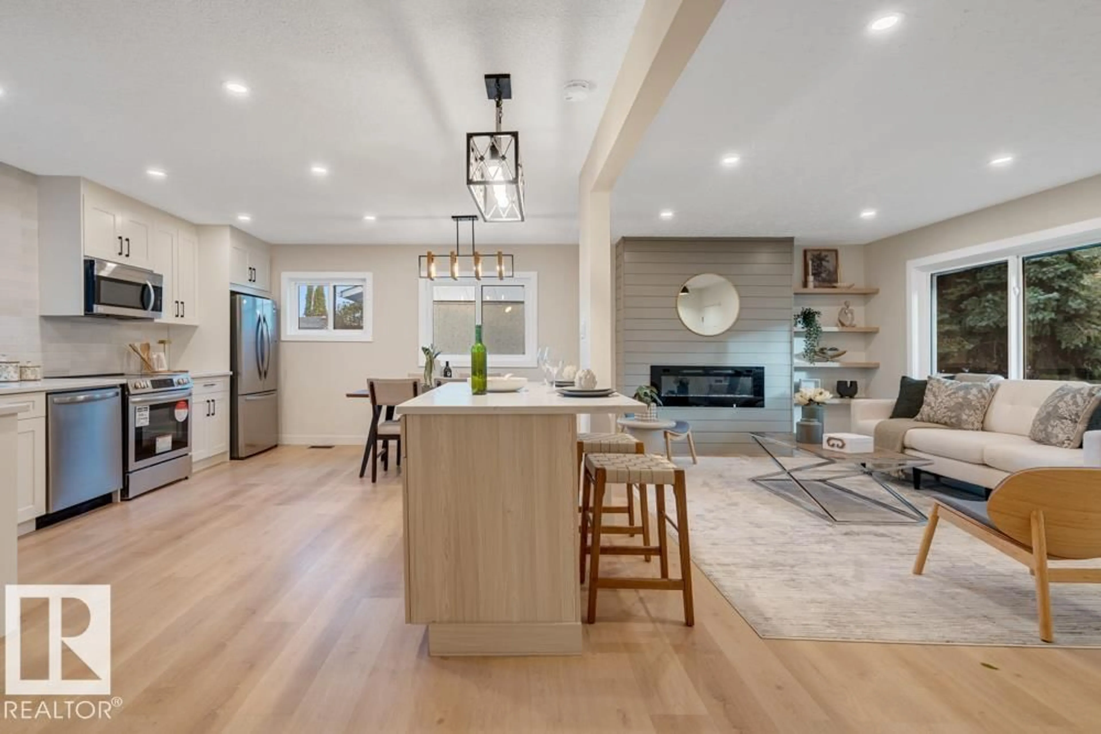 Open concept kitchen, unknown for NW - 15022 86 AV, Edmonton Alberta T5R4C1