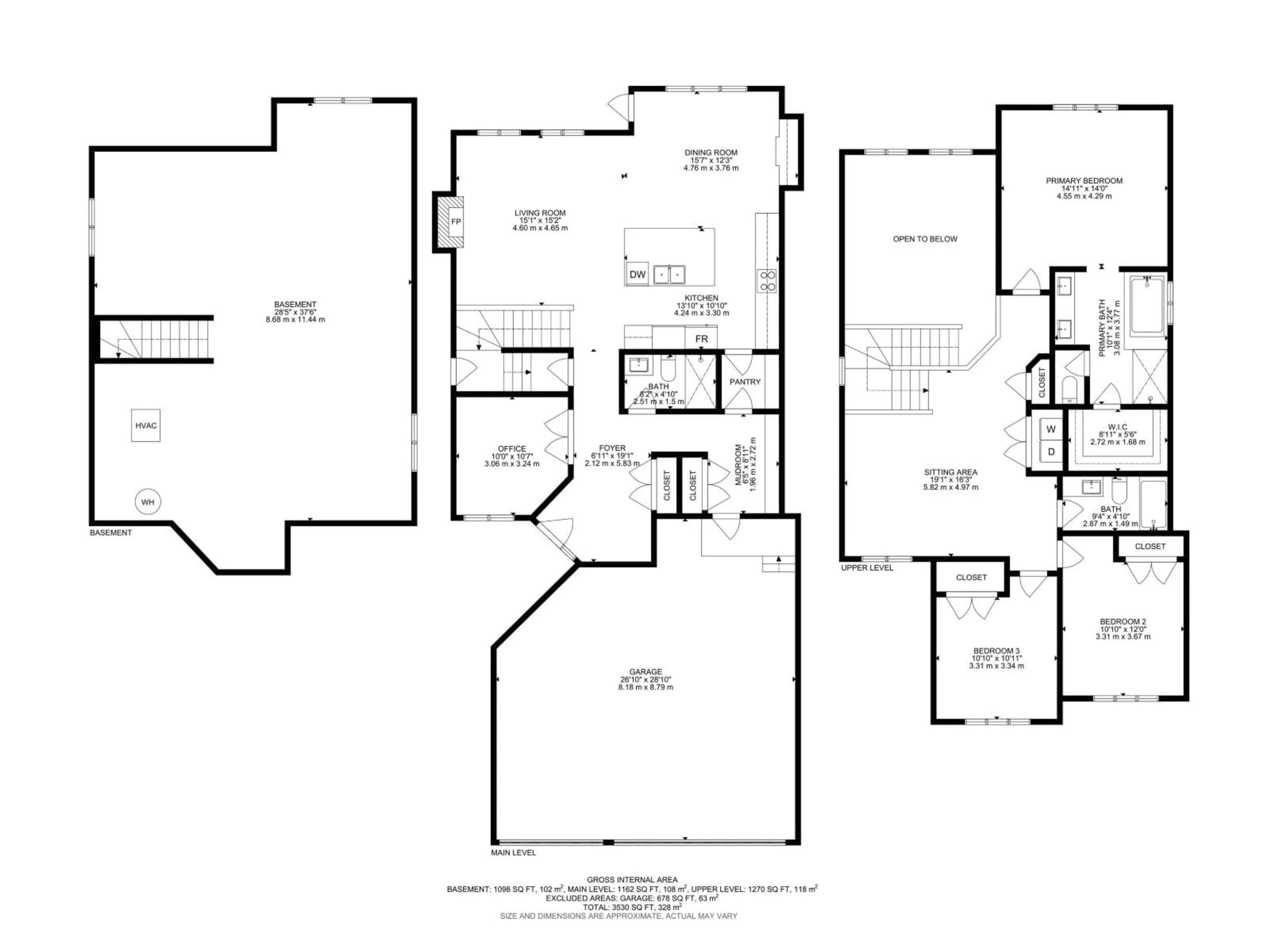 Floor plan for 4 HARLEY WY, Spruce Grove Alberta T7X0X4