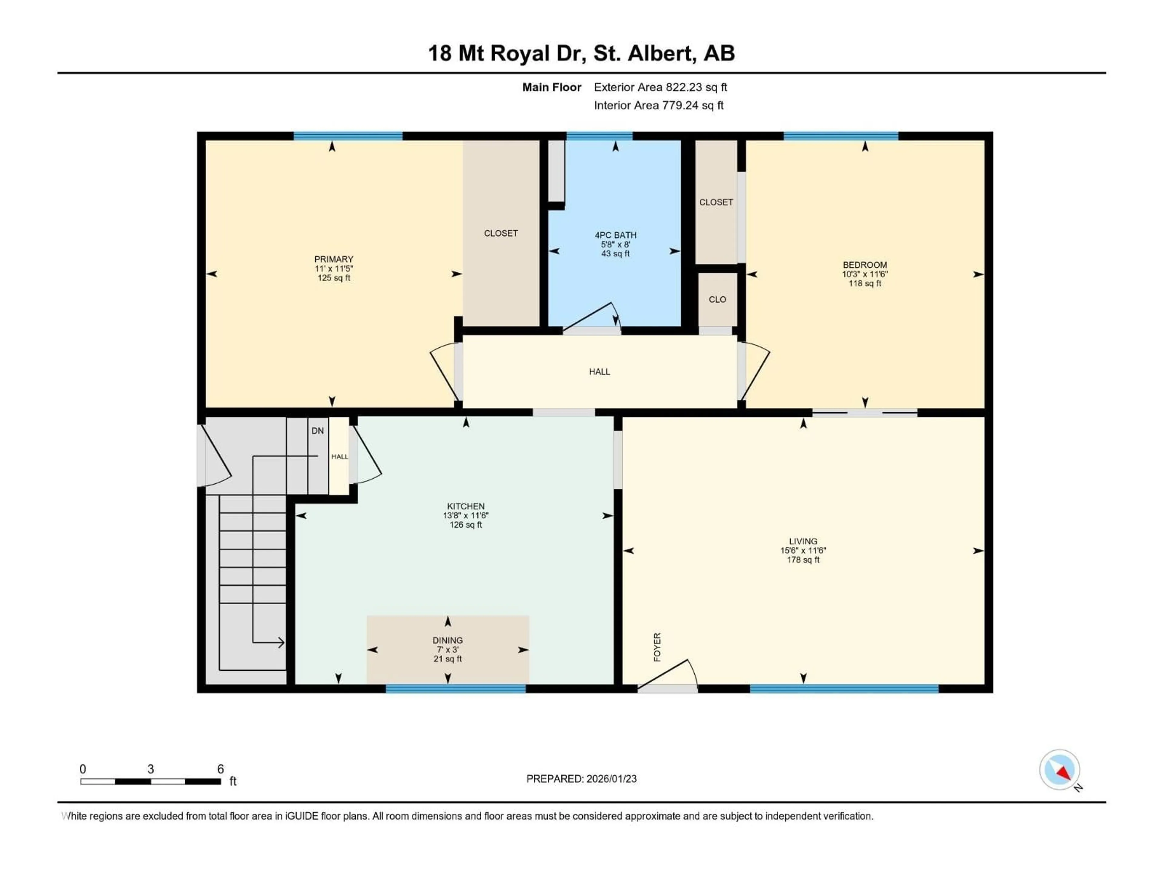 Floor plan for 18 MOUNT ROYAL DR, St. Albert Alberta T8N1N1