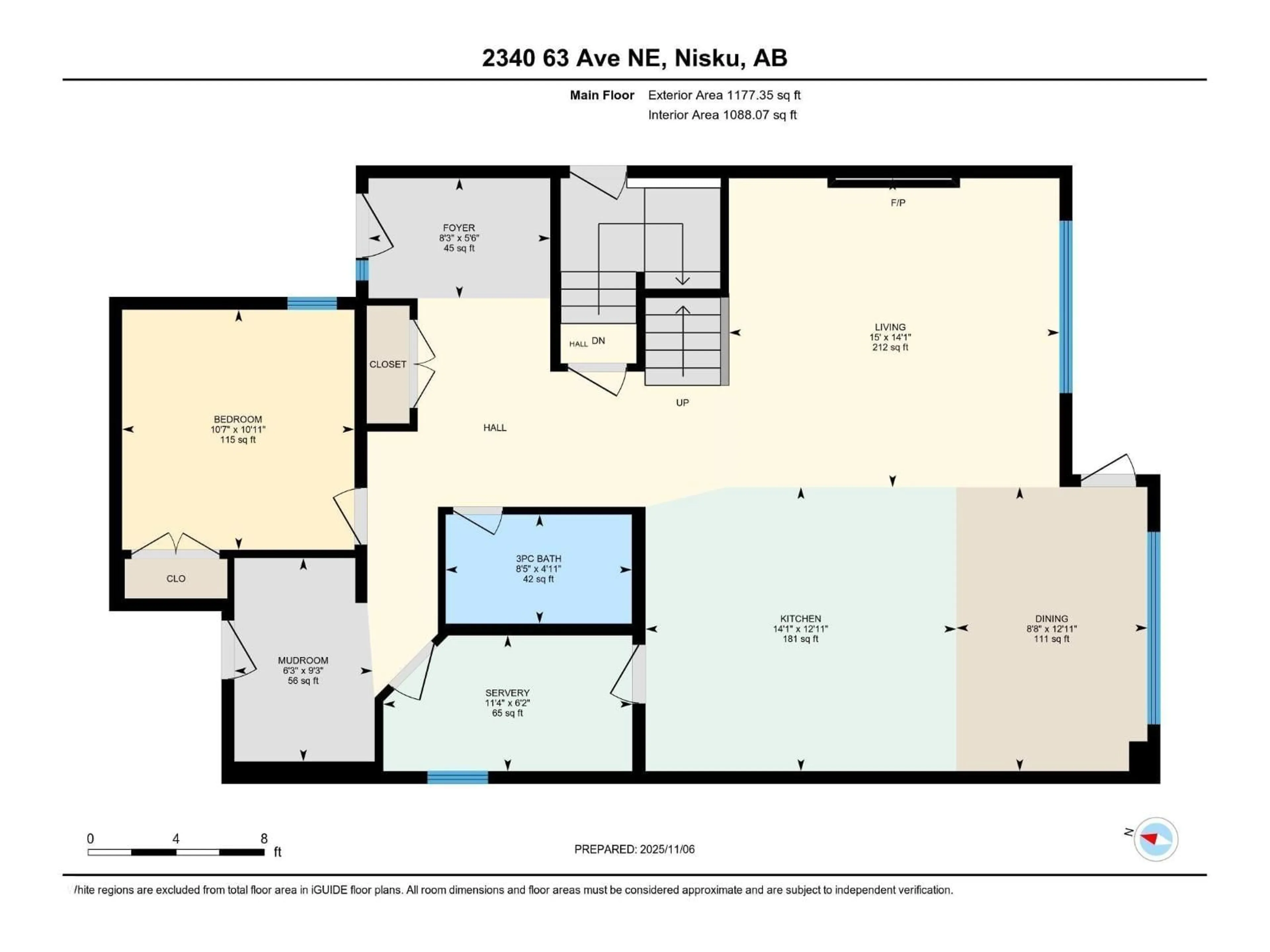 Floor plan for NE - 2340 63 AV, Rural Leduc County Alberta T4X3A6
