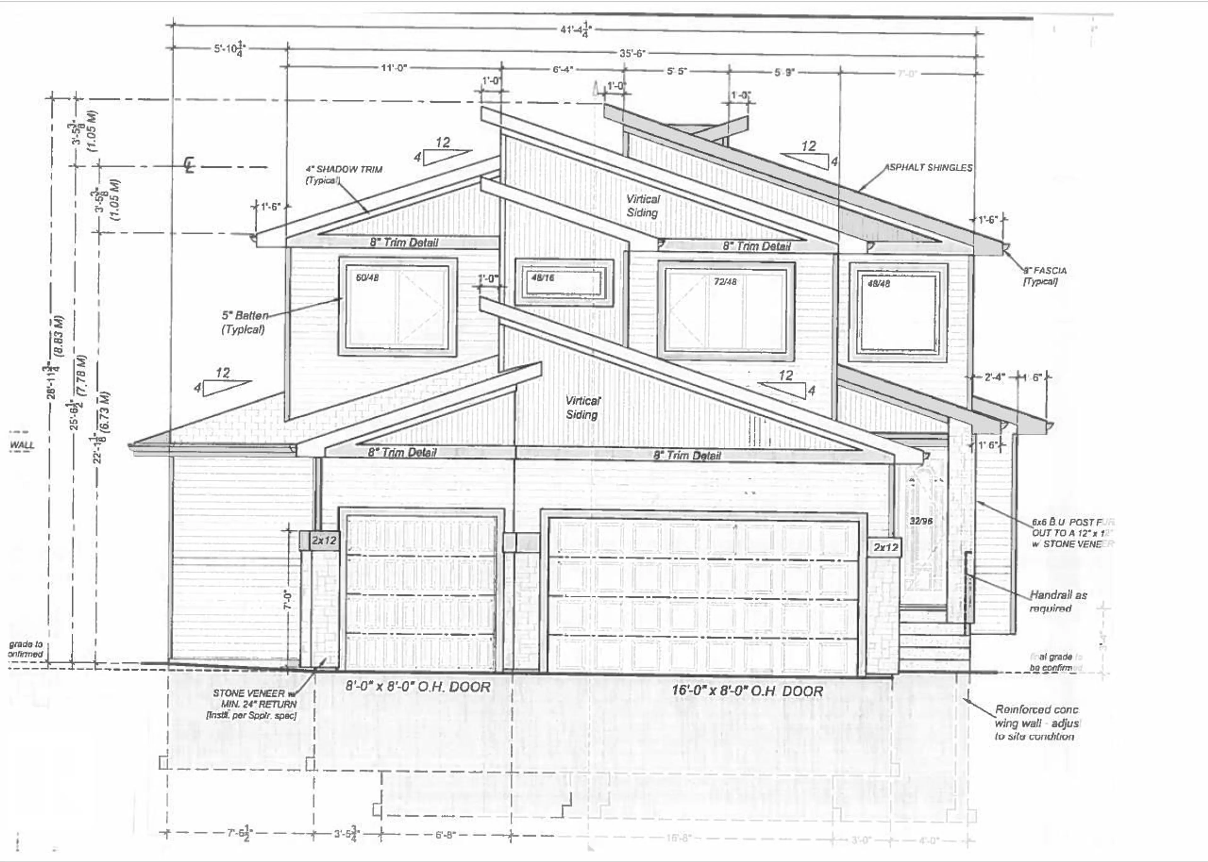 Floor plan for NW - 1039 151 AVE, Edmonton Alberta T5Y4C8