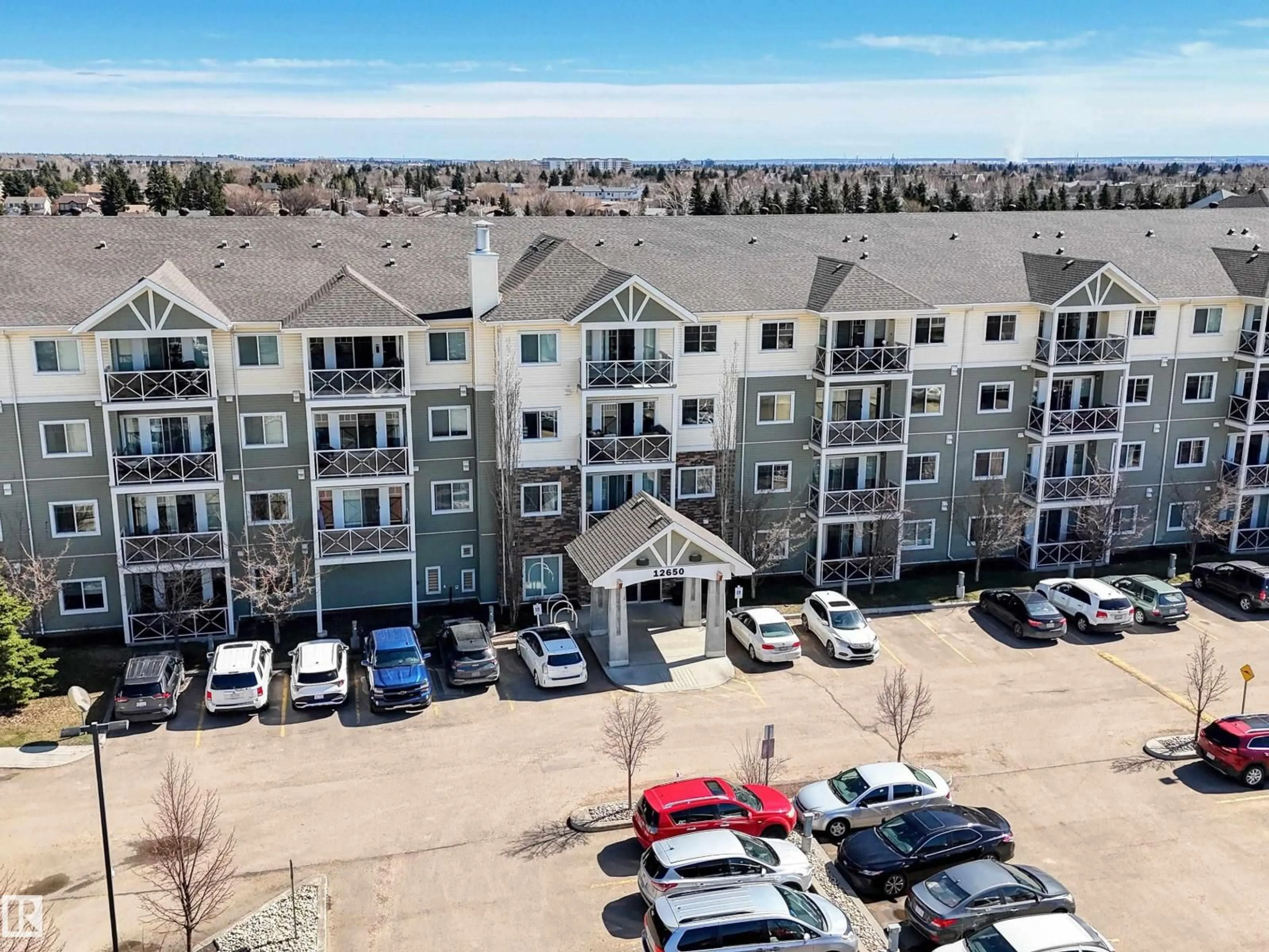 A pic from outside/outdoor area/front of a property/back of a property/a pic from drone, unknown for #303 - 12650 142 AV, Edmonton Alberta T5X0J4