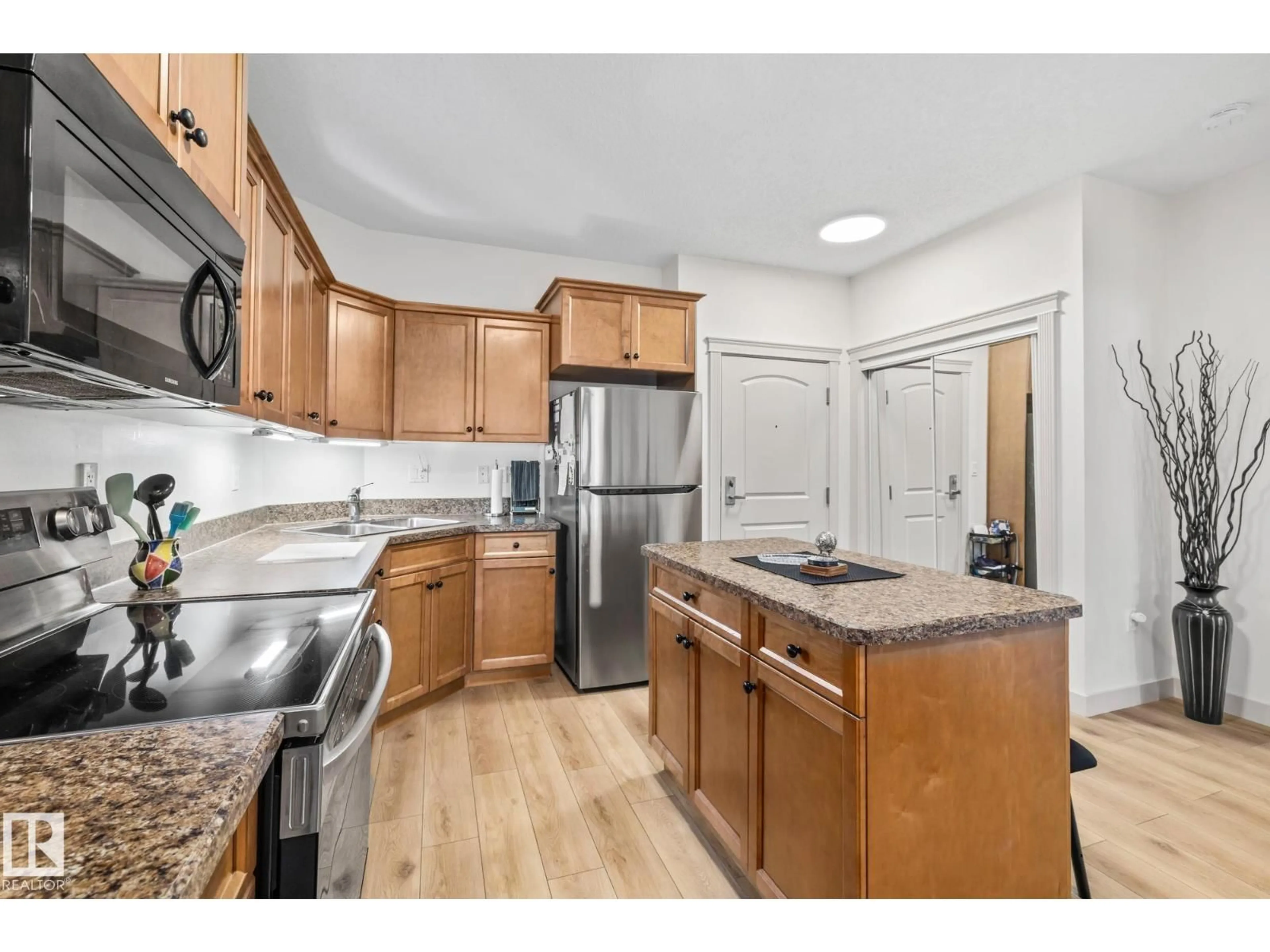 Standard kitchen, unknown for #219 - 9820 165 ST NW, Edmonton Alberta T5P0N3