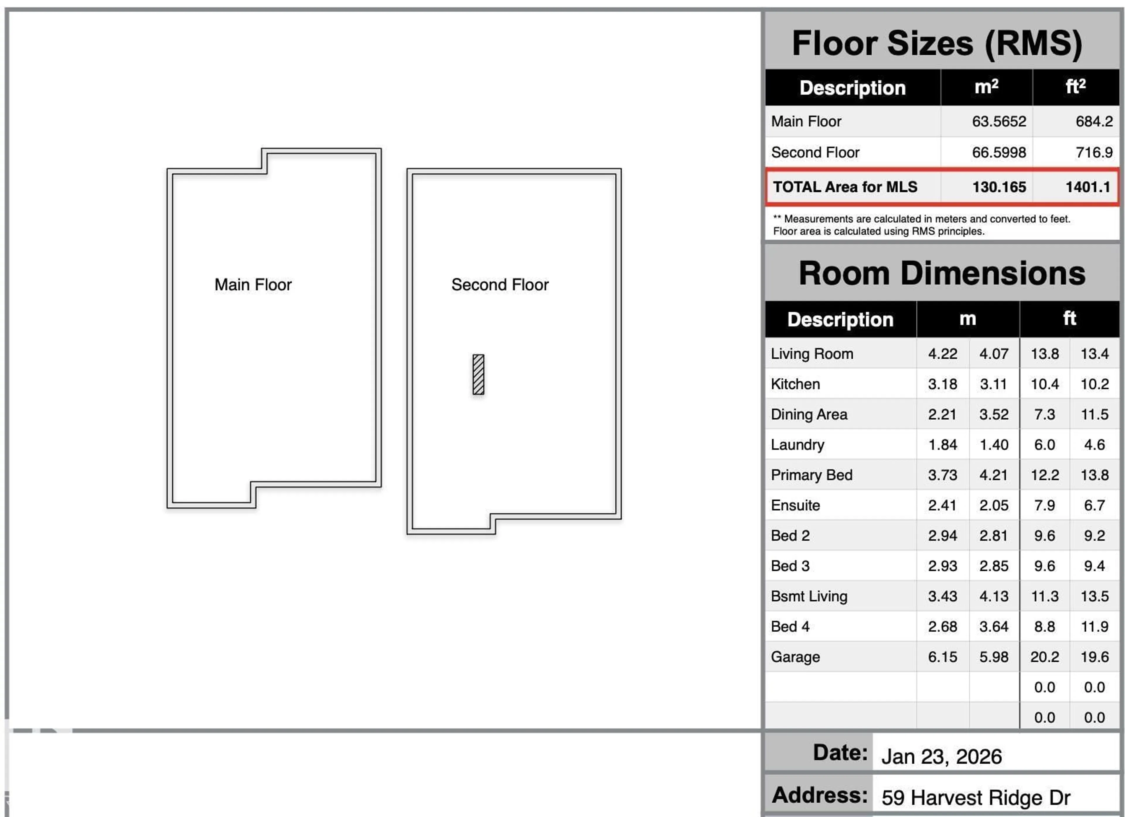 Floor plan for 59 HARVEST RIDGE DR, Spruce Grove Alberta T7X0R9