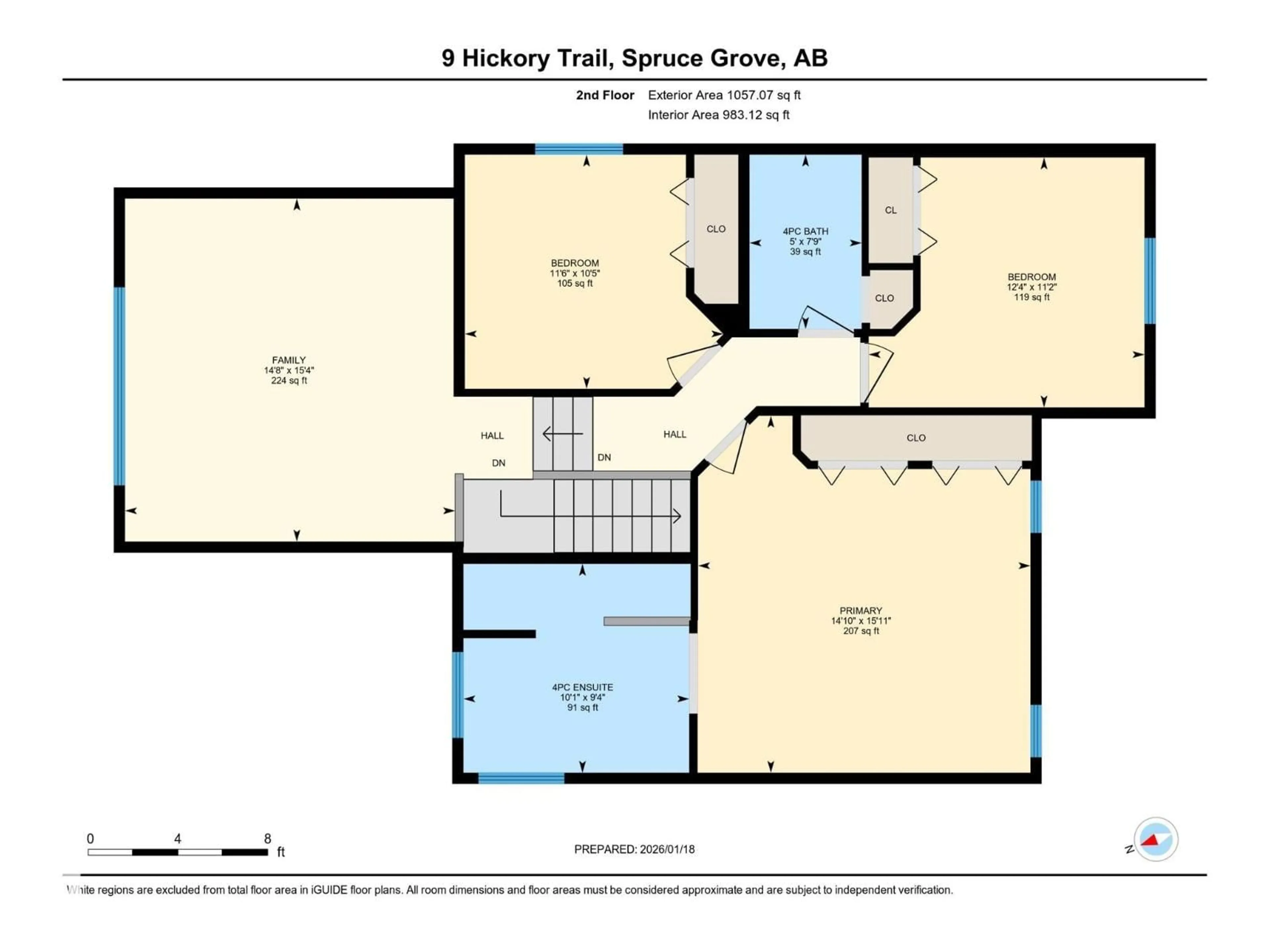 Floor plan for 9 HICKORY TR, Spruce Grove Alberta T7X0A6