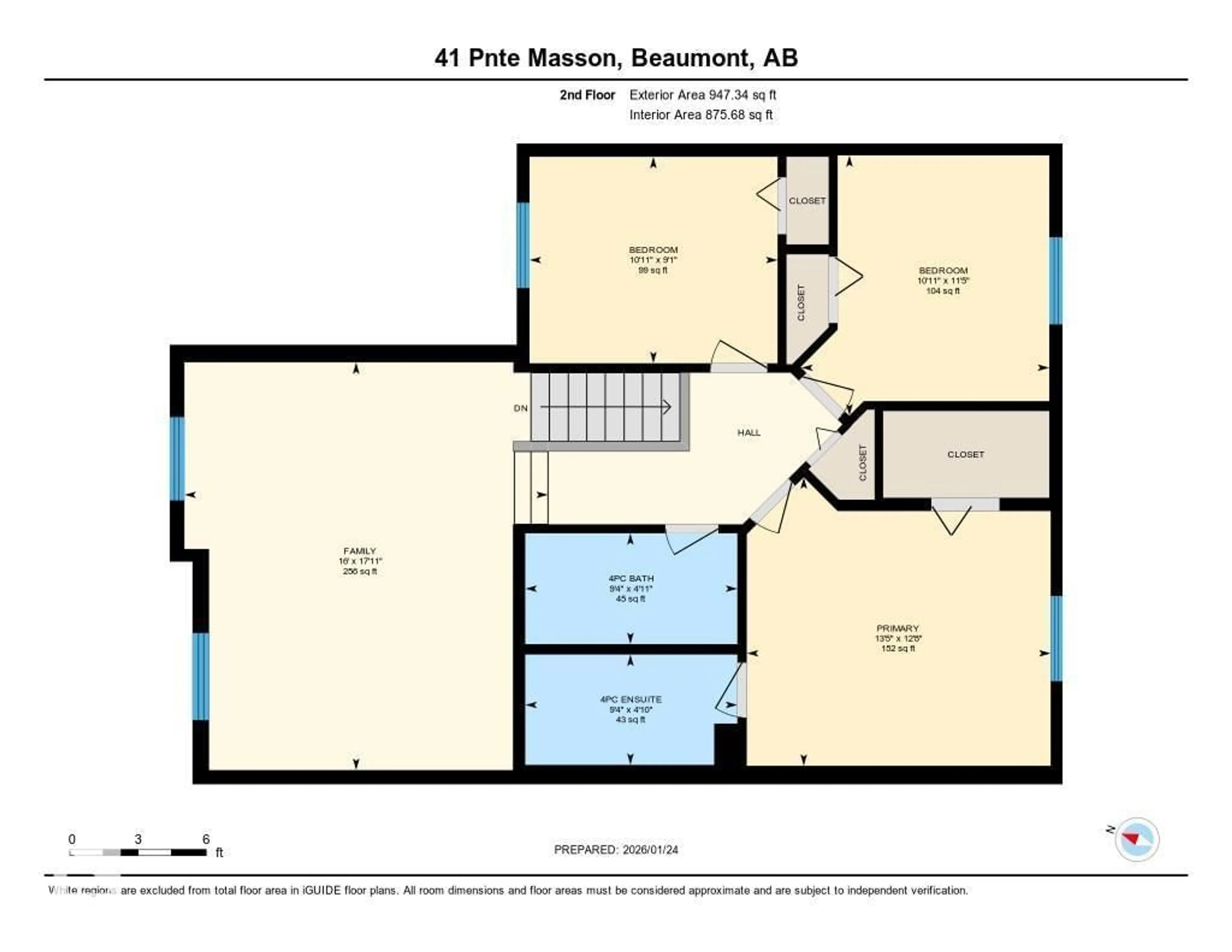 Floor plan for 41 POINTE MASSON, Beaumont Alberta T4X1S9