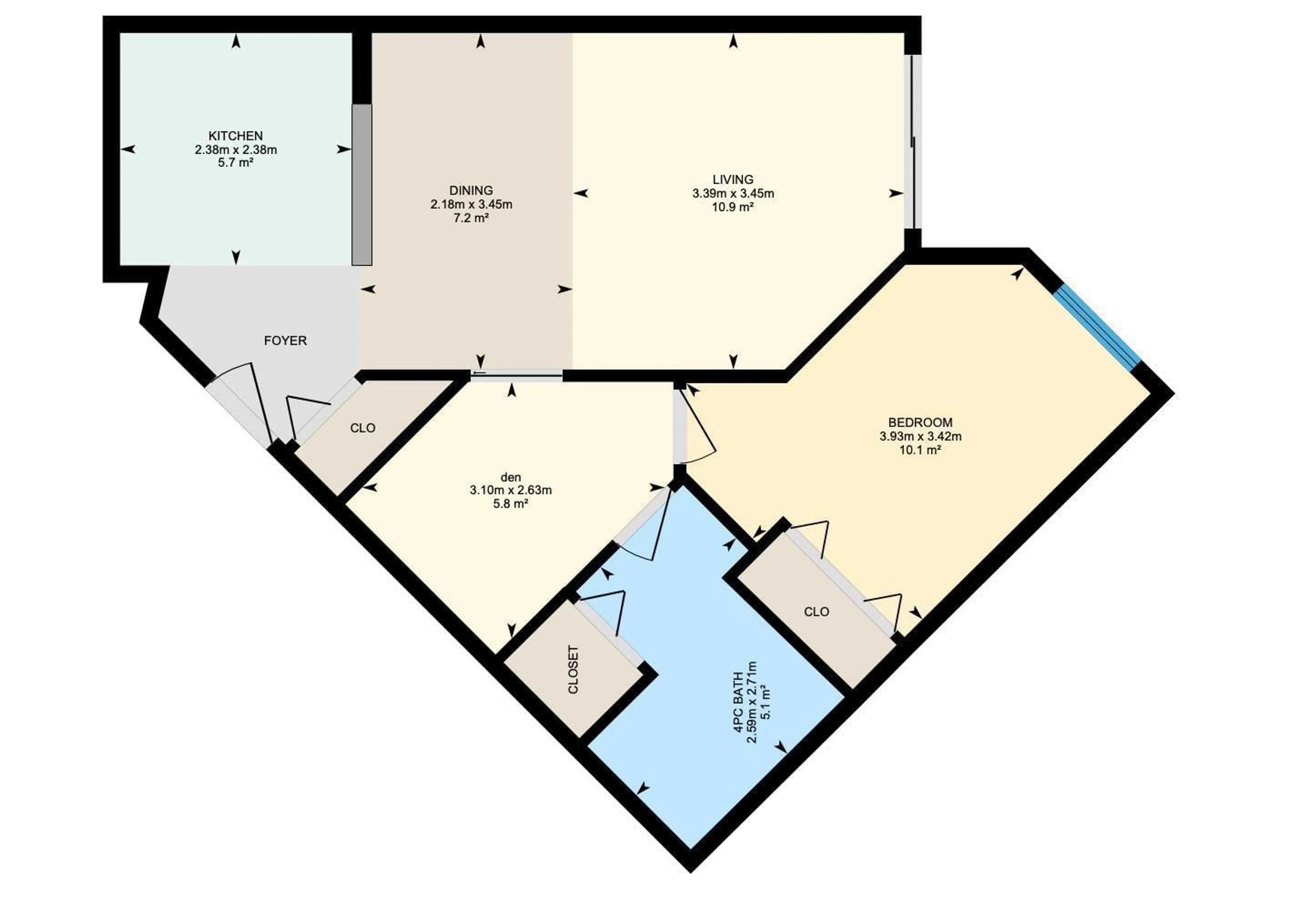 Floor plan for #314 - 5370 CHAPPELLE RD, Edmonton Alberta T6W3L5