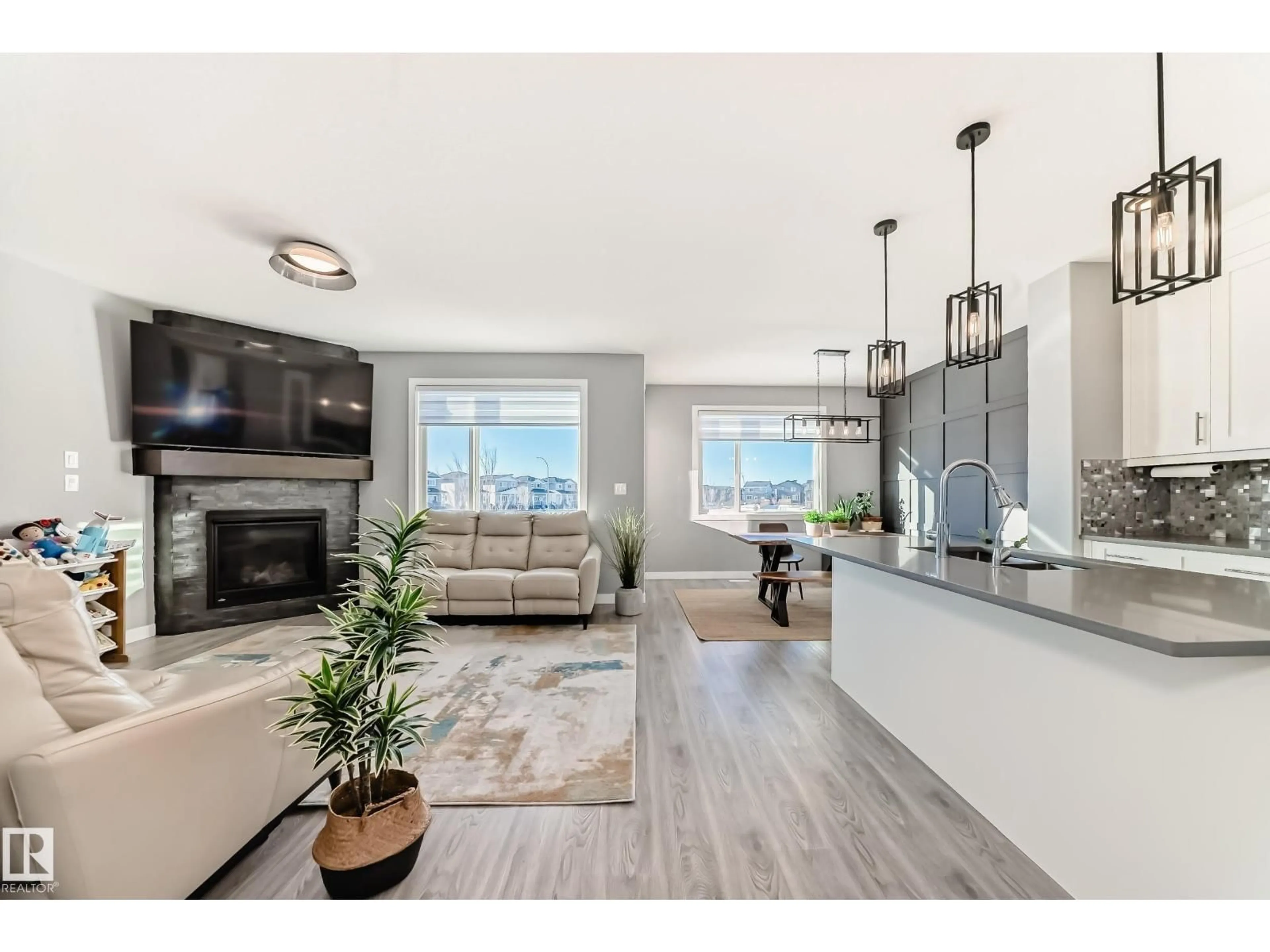 Open concept kitchen, unknown for 154 ASTON BN, Leduc Alberta T9E1L9