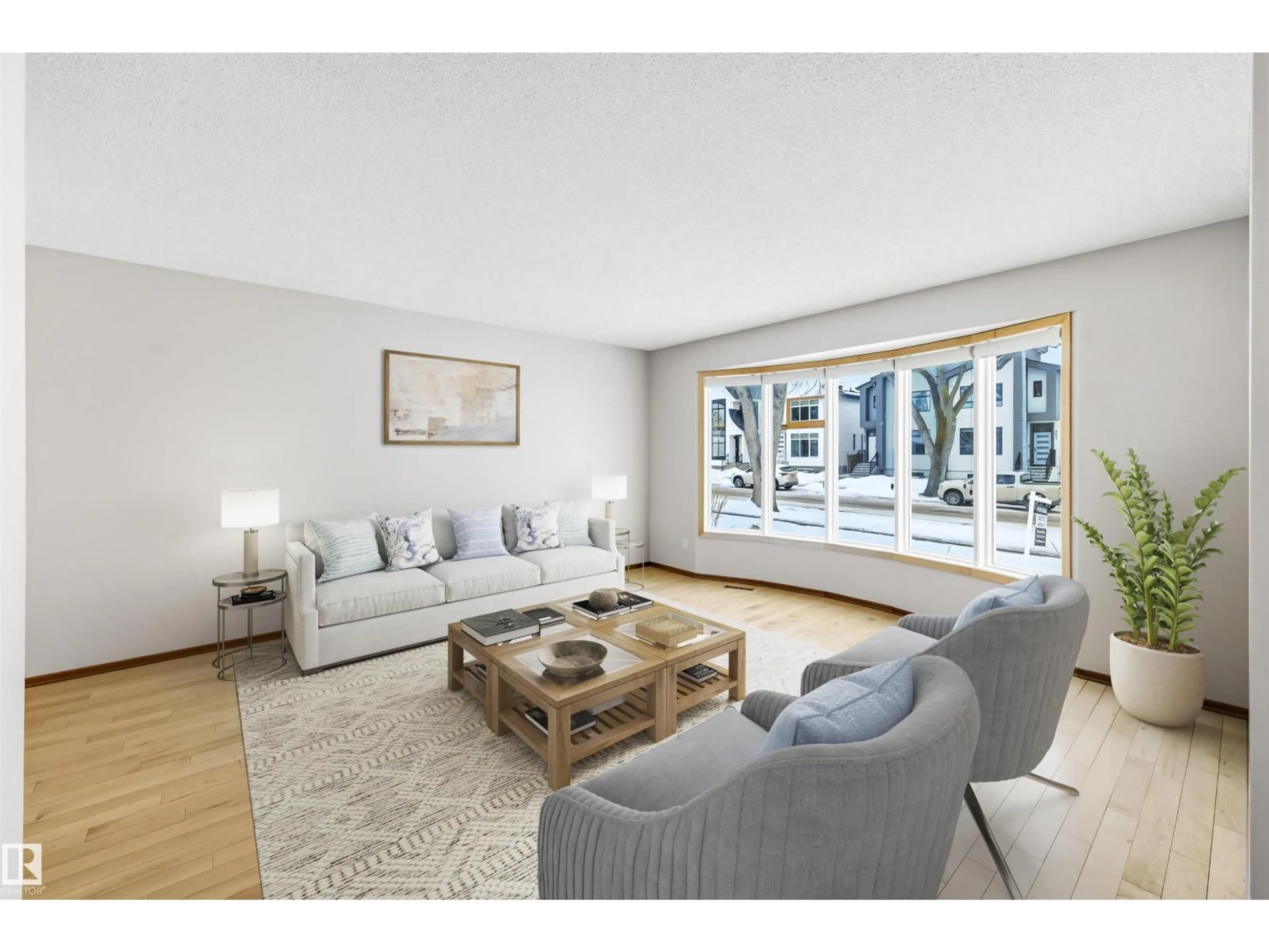 Living room with furniture, unknown for NW - 9616 154 ST, Edmonton Alberta T5P2G1