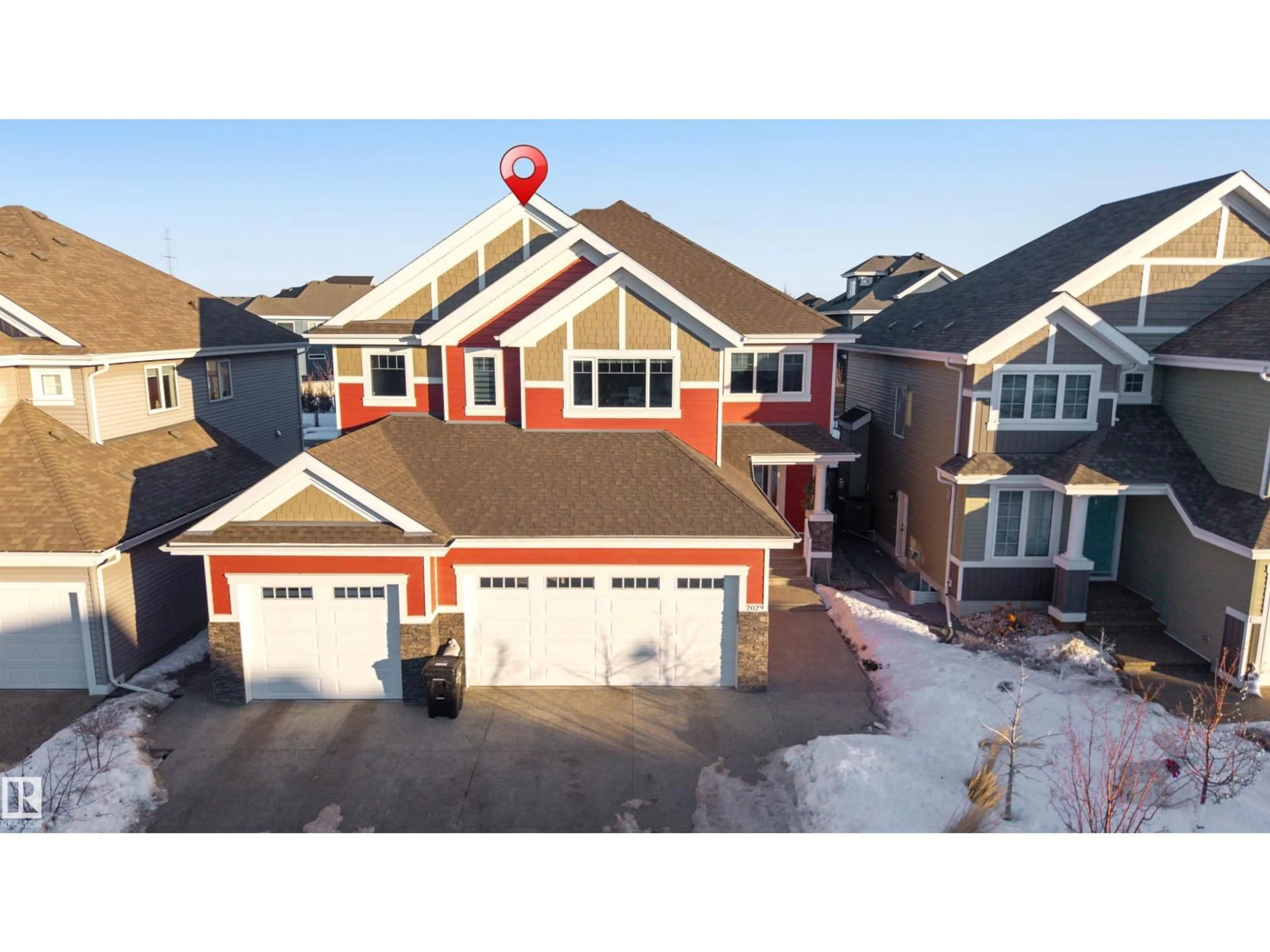 A pic from outside/outdoor area/front of a property/back of a property/a pic from drone, building for SW - 2029 89B ST, Edmonton Alberta T6X0R9