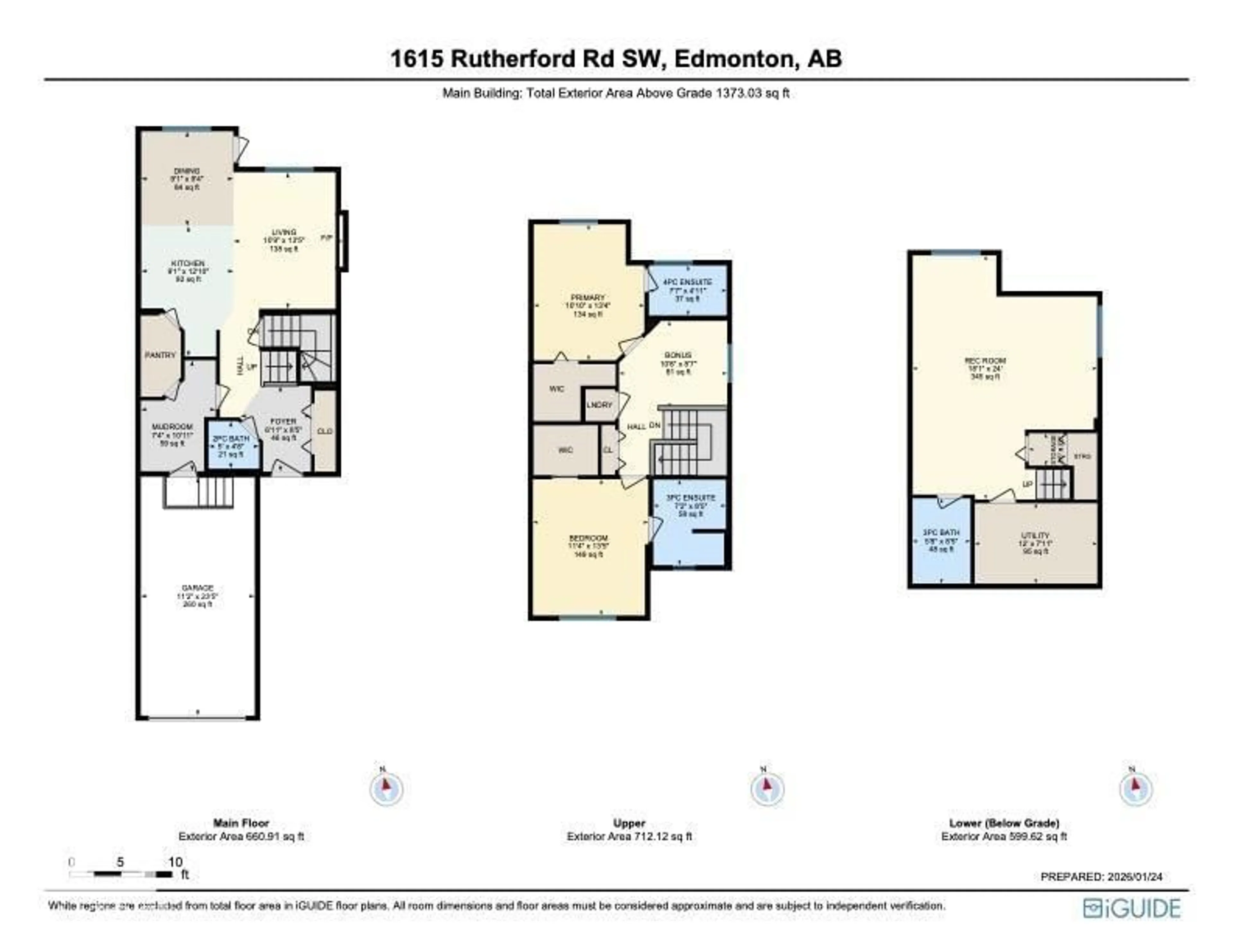 Floor plan for 1615 RUTHERFORD RD, Edmonton Alberta T6W0A9