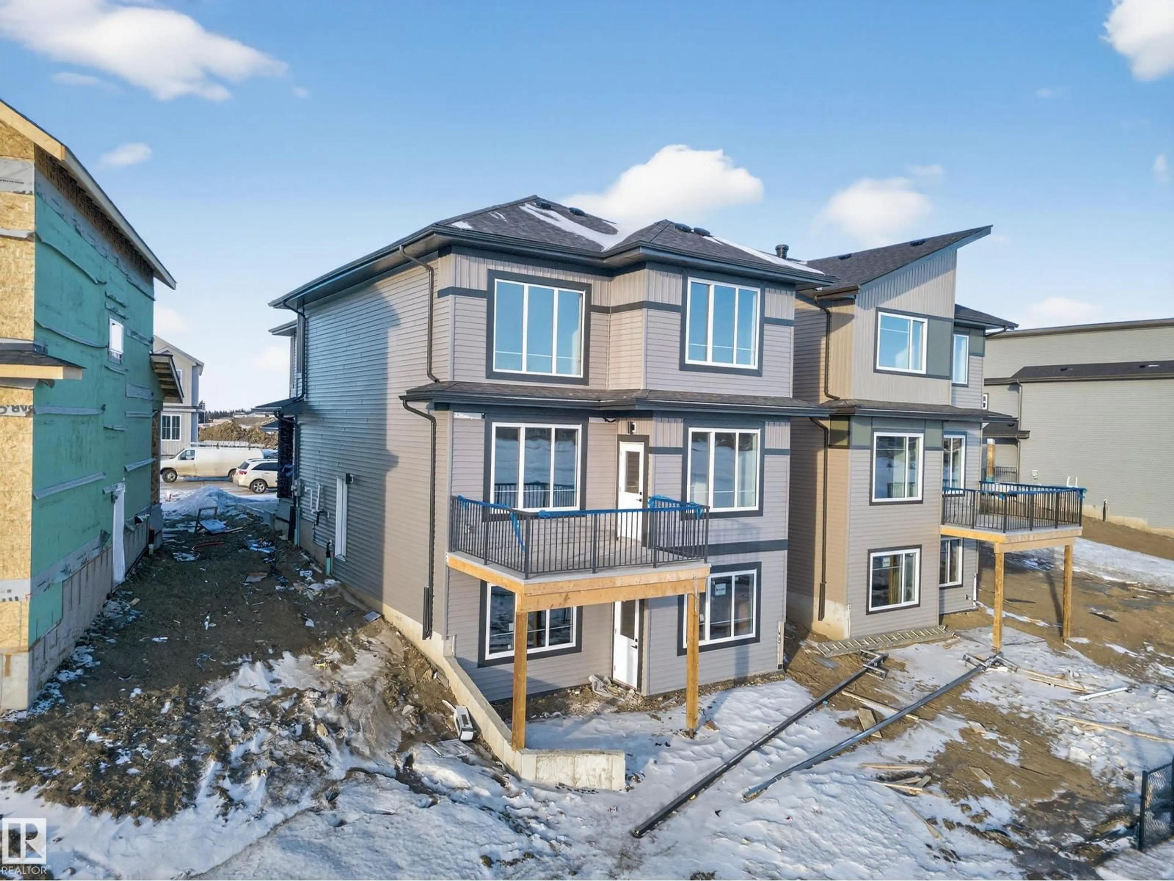 A pic from outside/outdoor area/front of a property/back of a property/a pic from drone, building for 461 CRYSTAL CREEK LINK, Leduc Alberta T9E0X6