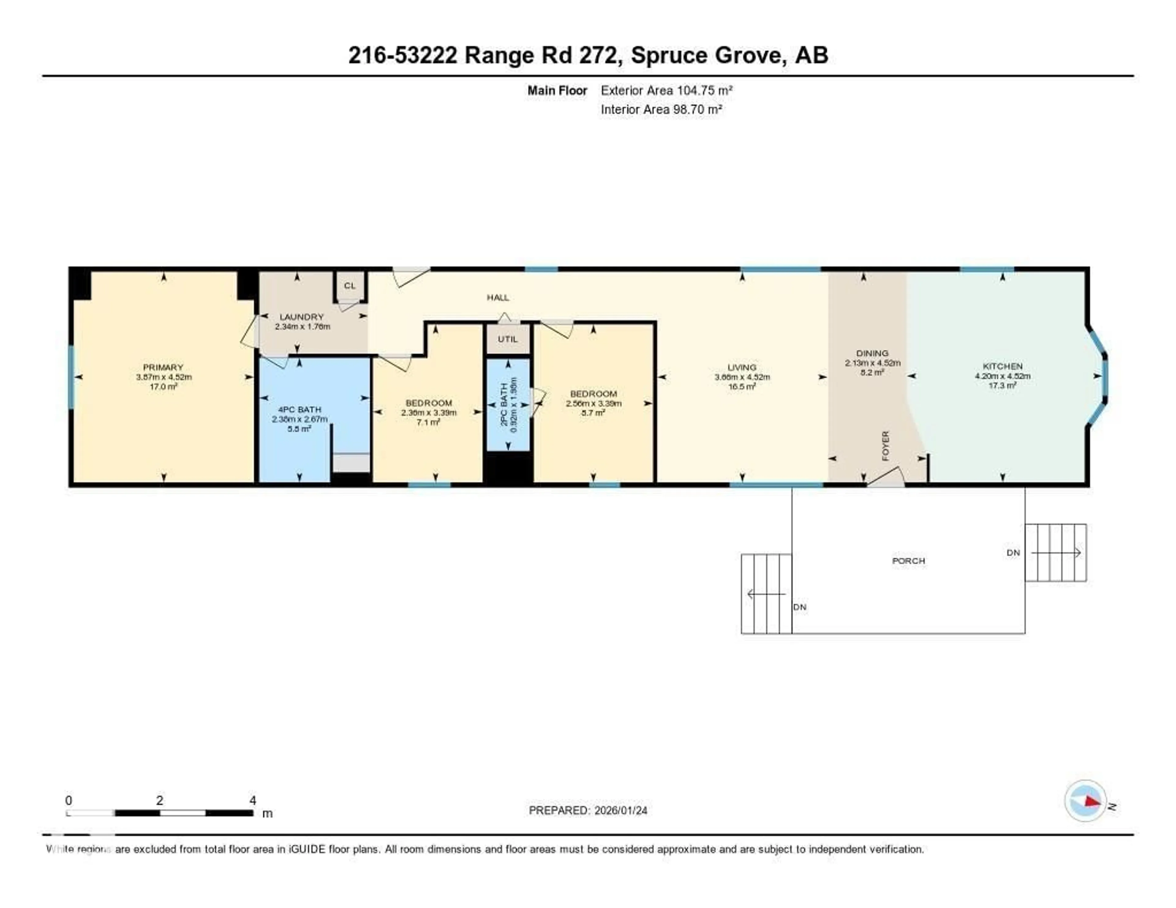 Floor plan for 216 - 53222 RGE RD 272, Rural Parkland County Alberta T7X3N8