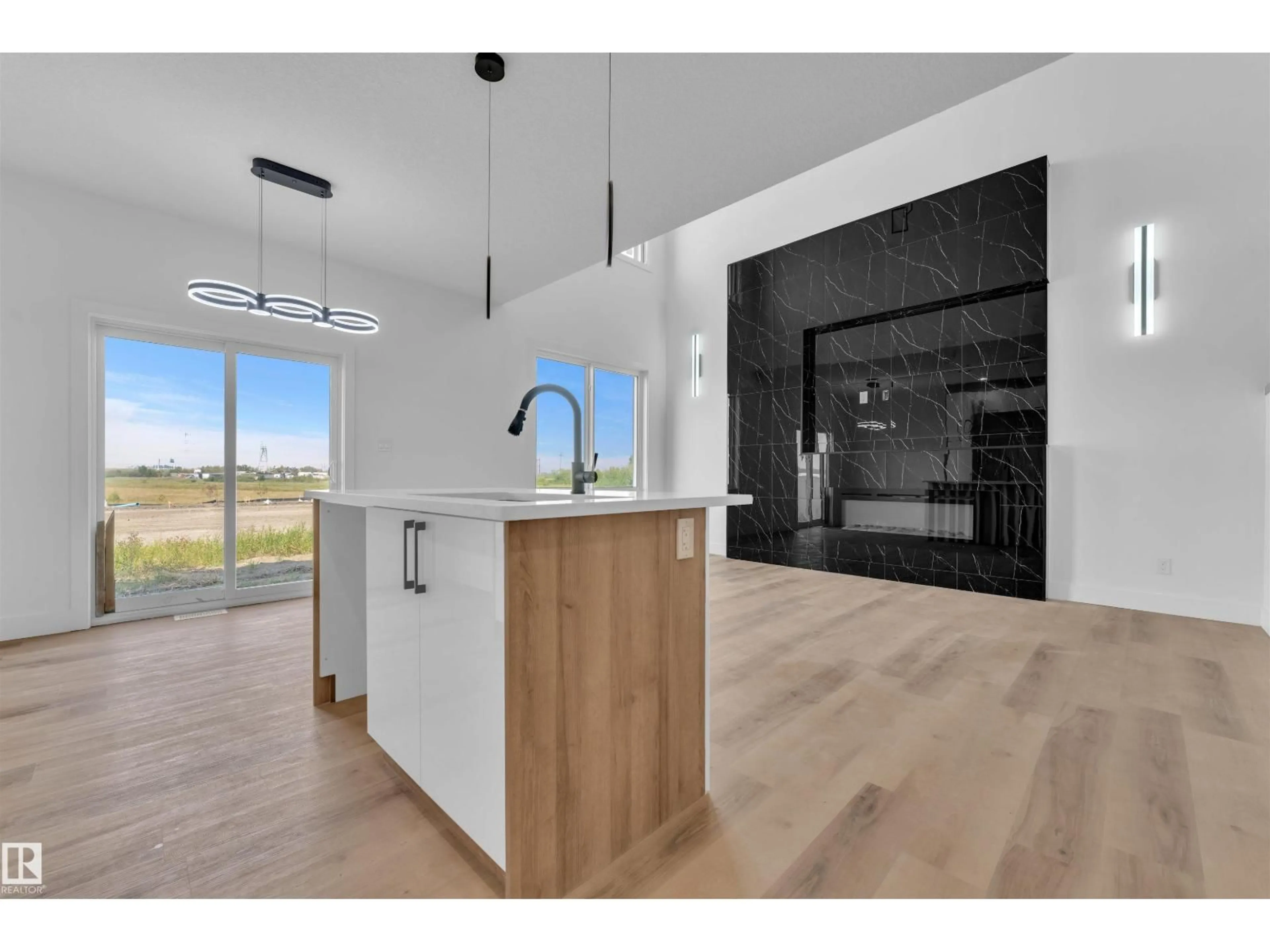 Open concept kitchen, unknown for NW - 1914 155 AV, Edmonton Alberta T5Y4H8