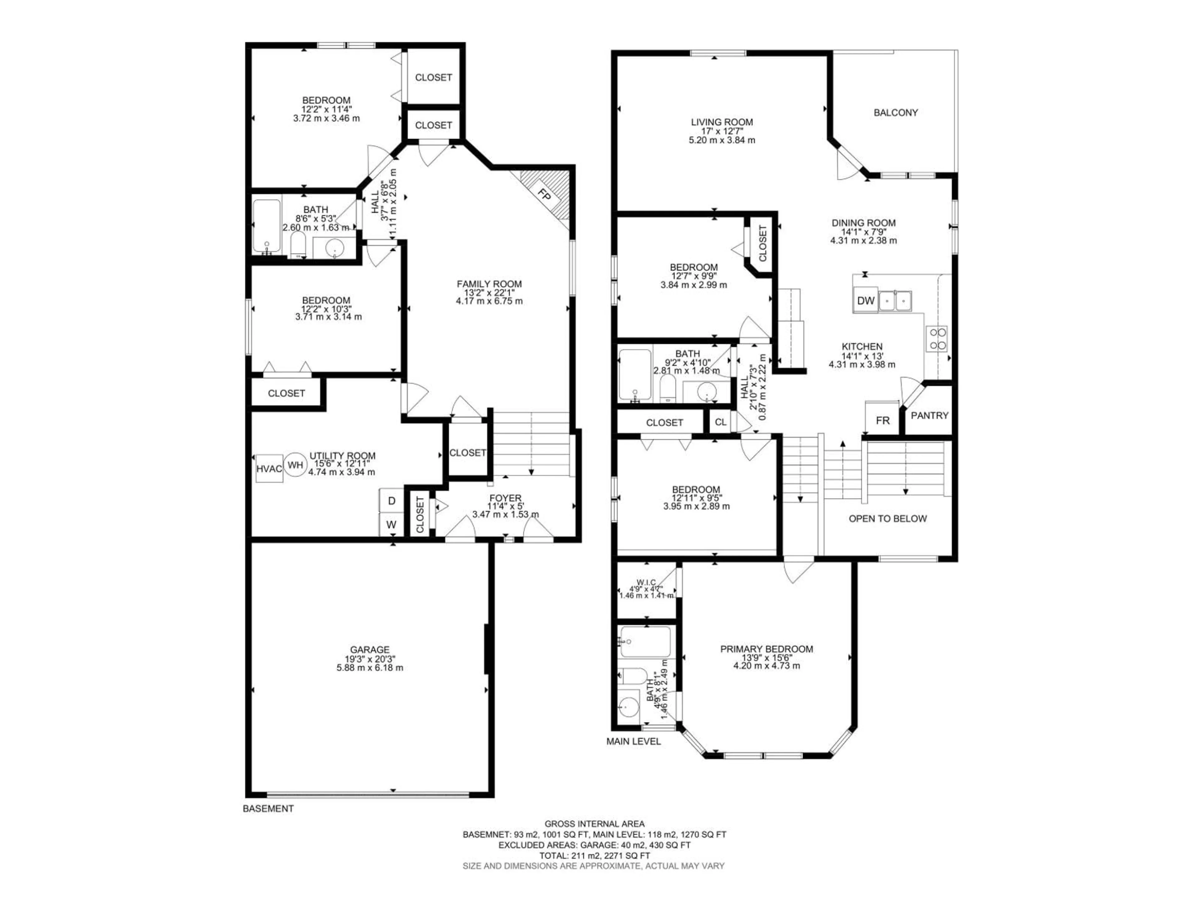 Floor plan for 22 LAMPLIGHT BA, Spruce Grove Alberta T7X4N2