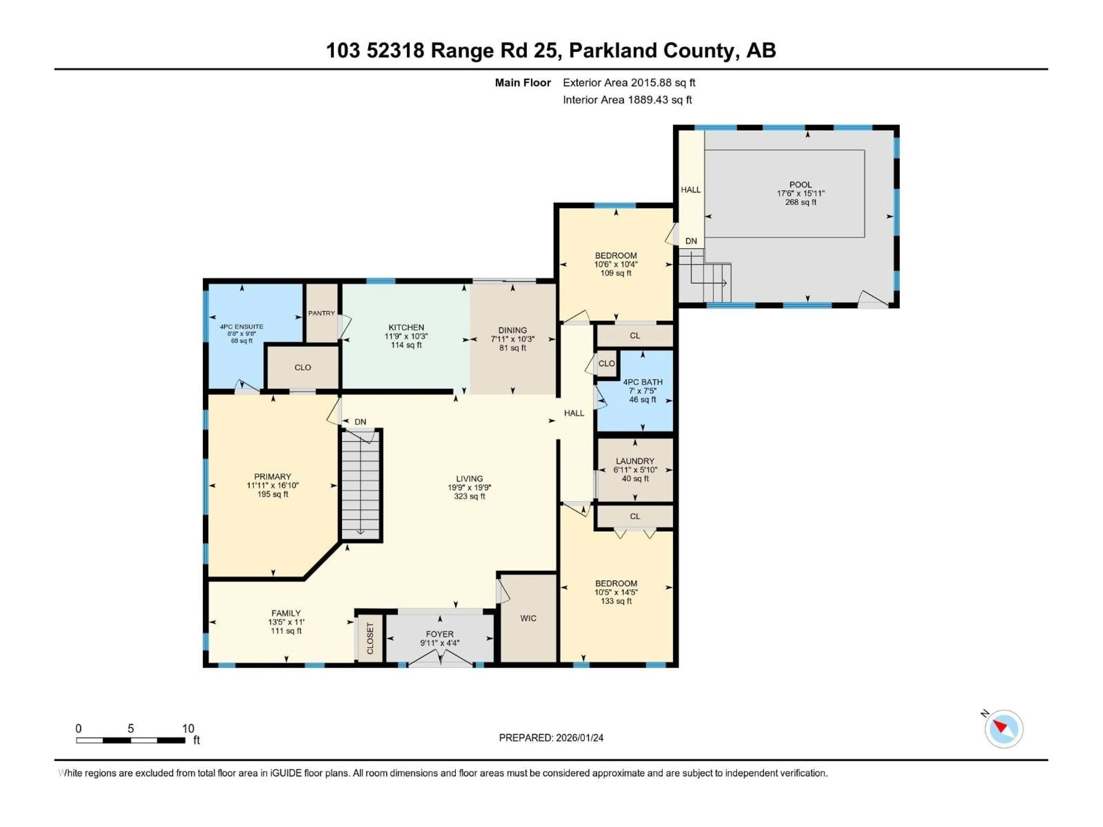 Floor plan for 103 - 52318 RGE ROAD 25, Rural Parkland County Alberta T7Y2M3