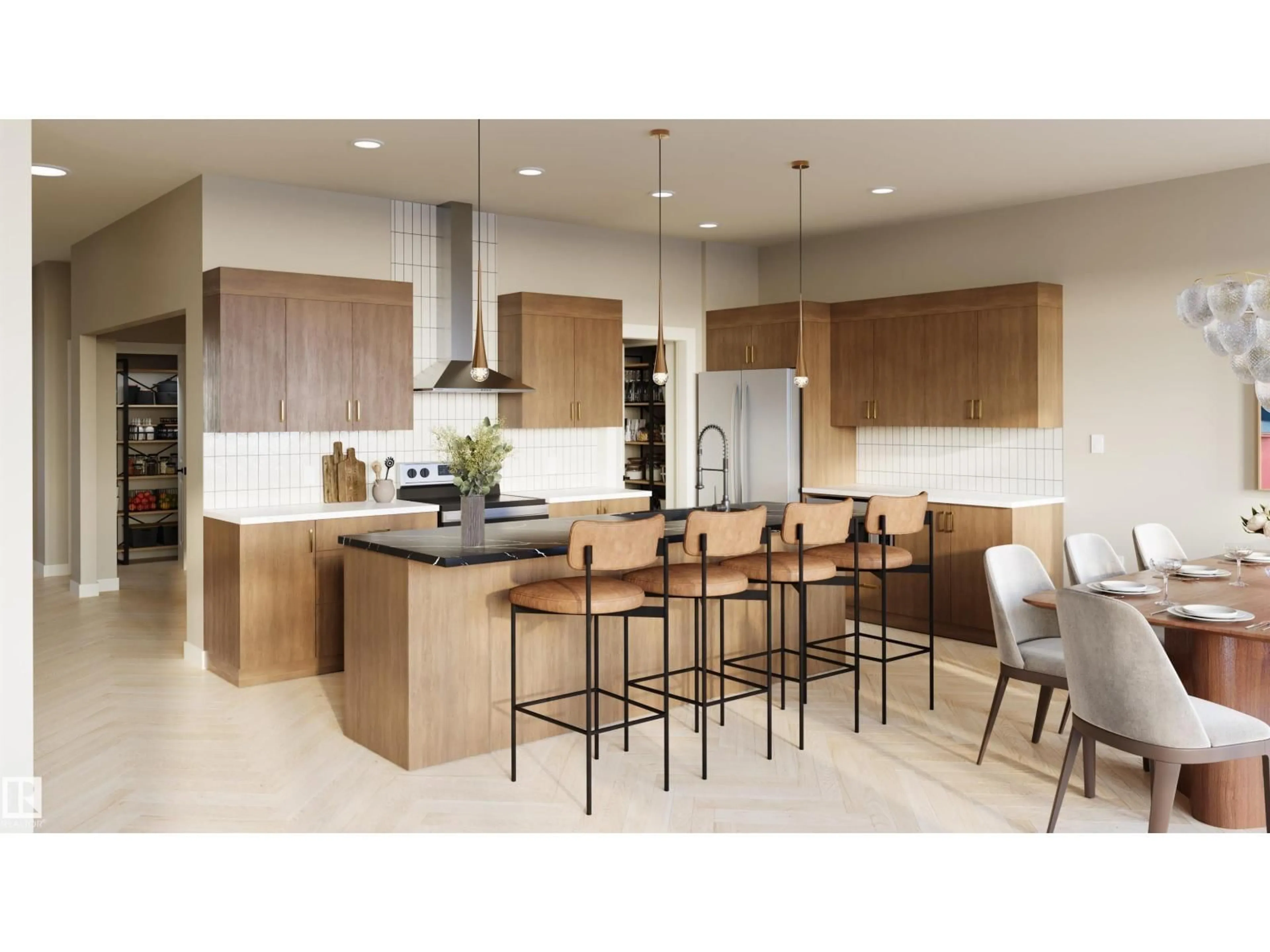 Contemporary kitchen, unknown for NW - 1725 CROSSBILL LO, Edmonton Alberta T5S0W3