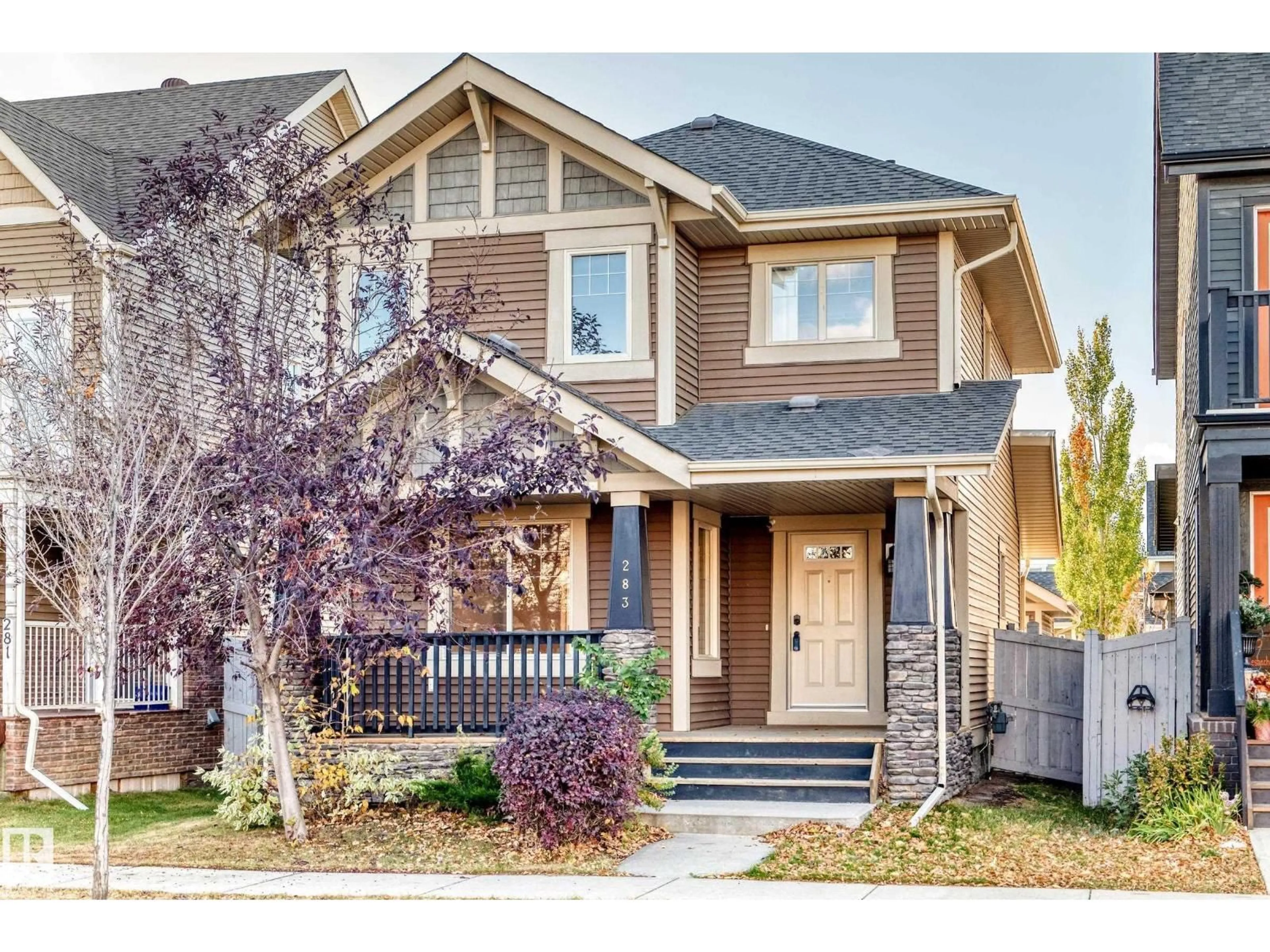 Home with brick exterior material, street for 283 GRIESBACH RD, Edmonton Alberta T5E6S2