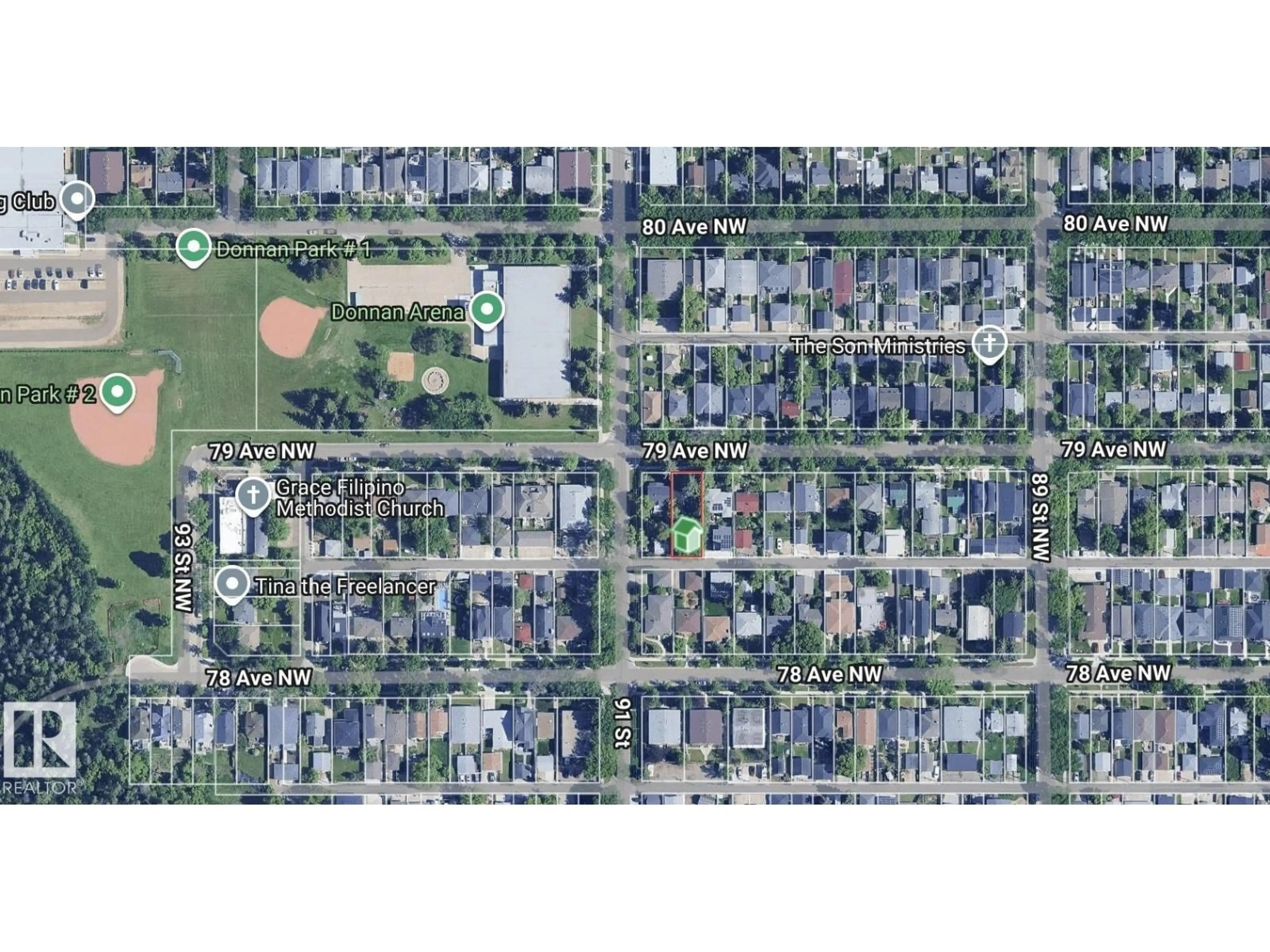 Picture of a map for 8941 79 AV, Edmonton Alberta T6C0R7