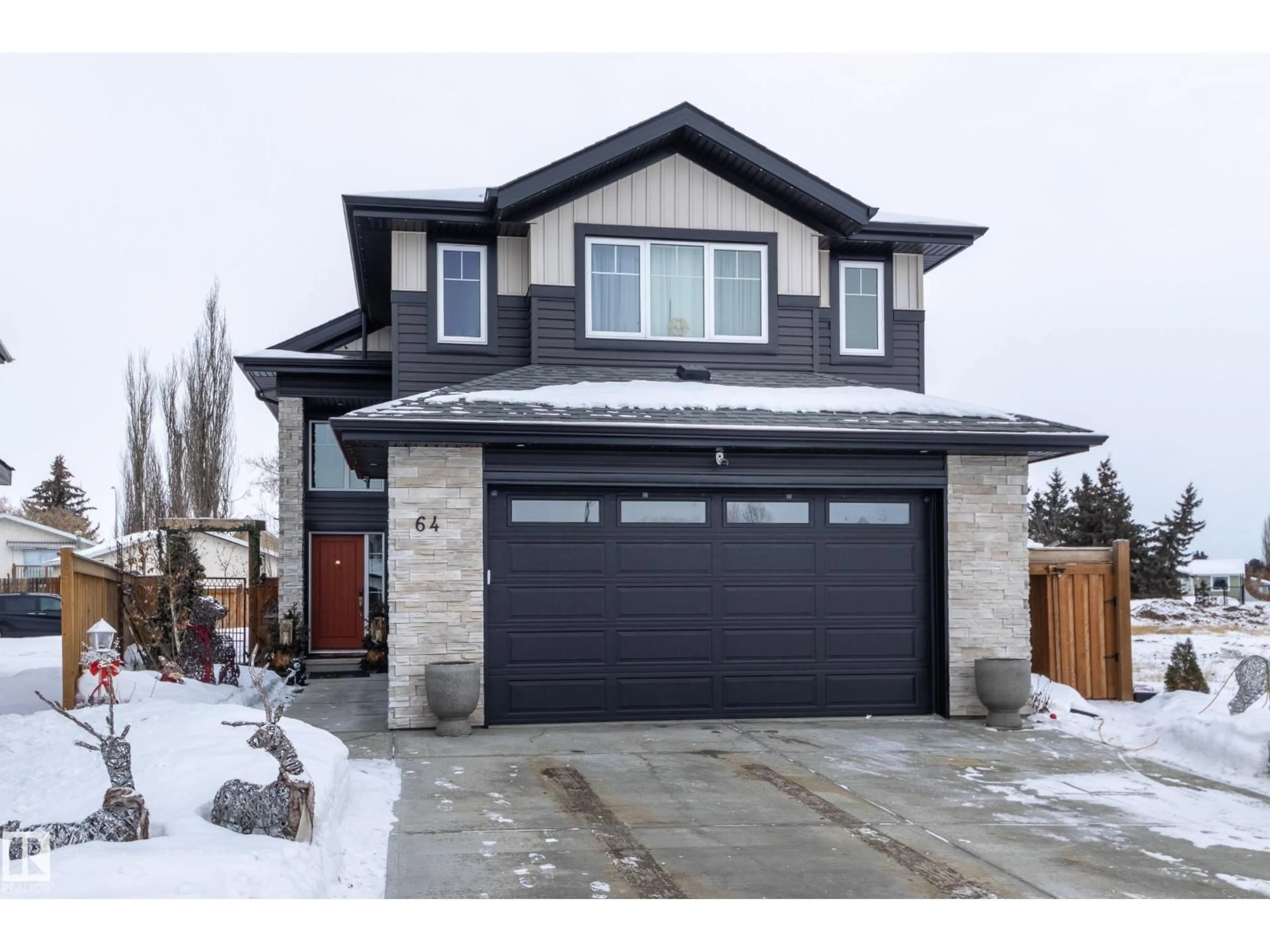 Home with brick exterior material, street for 64 MAPLE CR, Gibbons Alberta T0A1N0