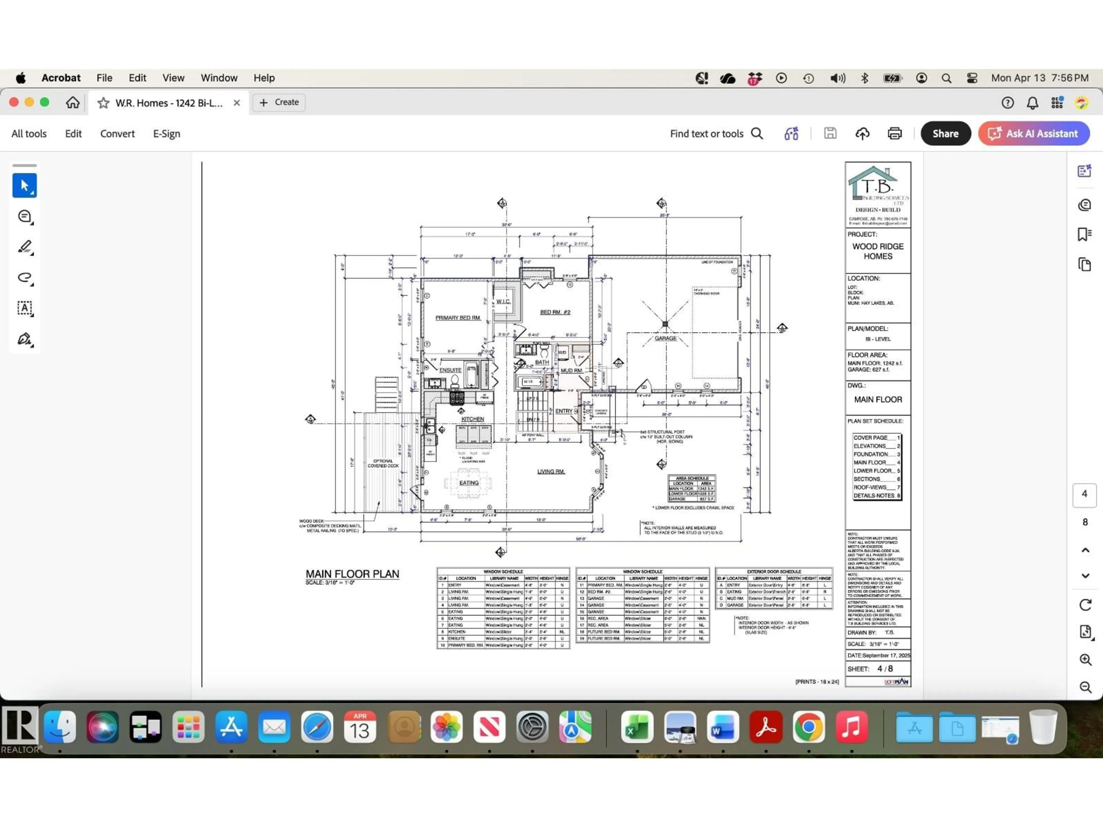 Floor plan for 6 4 AV, Hay Lakes Alberta T0B1W0