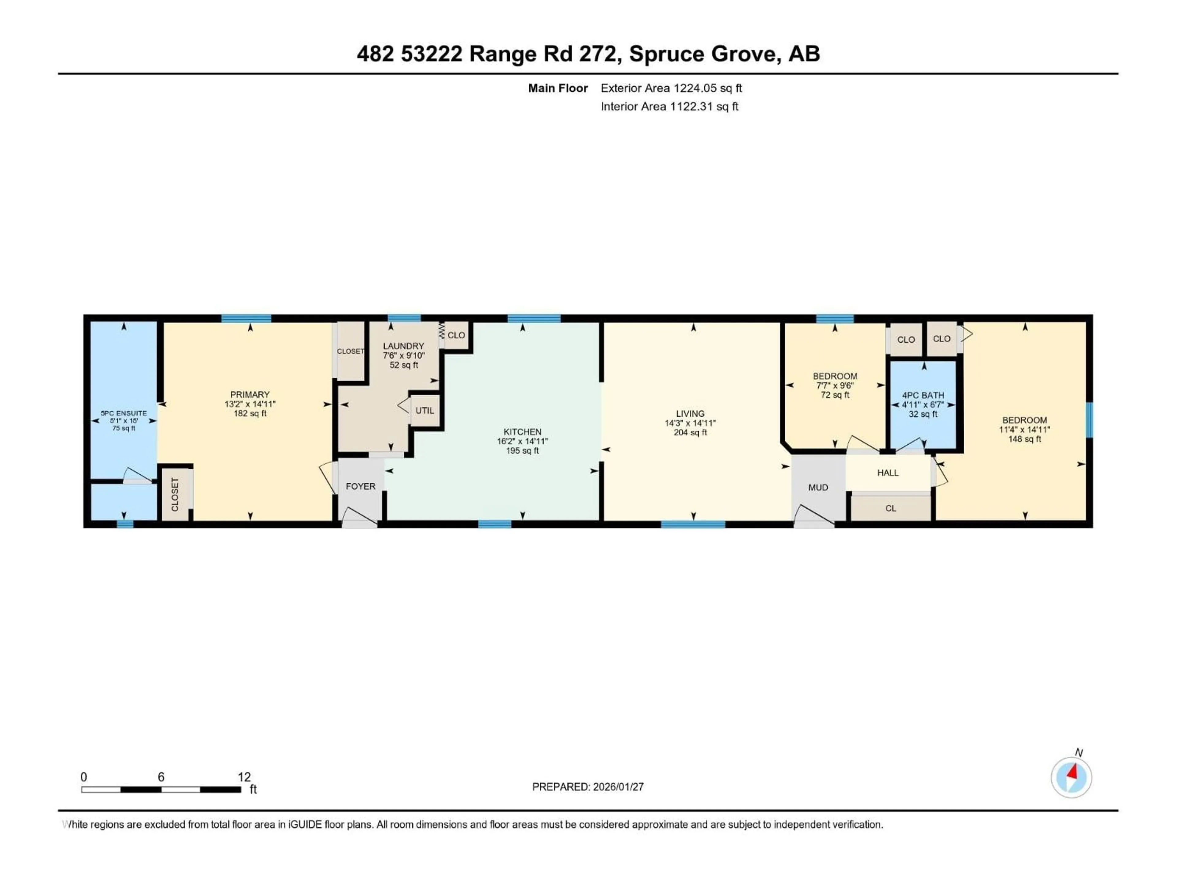 Floor plan for 482 53222 RGE RD 272, Rural Parkland County Alberta T7X3P4