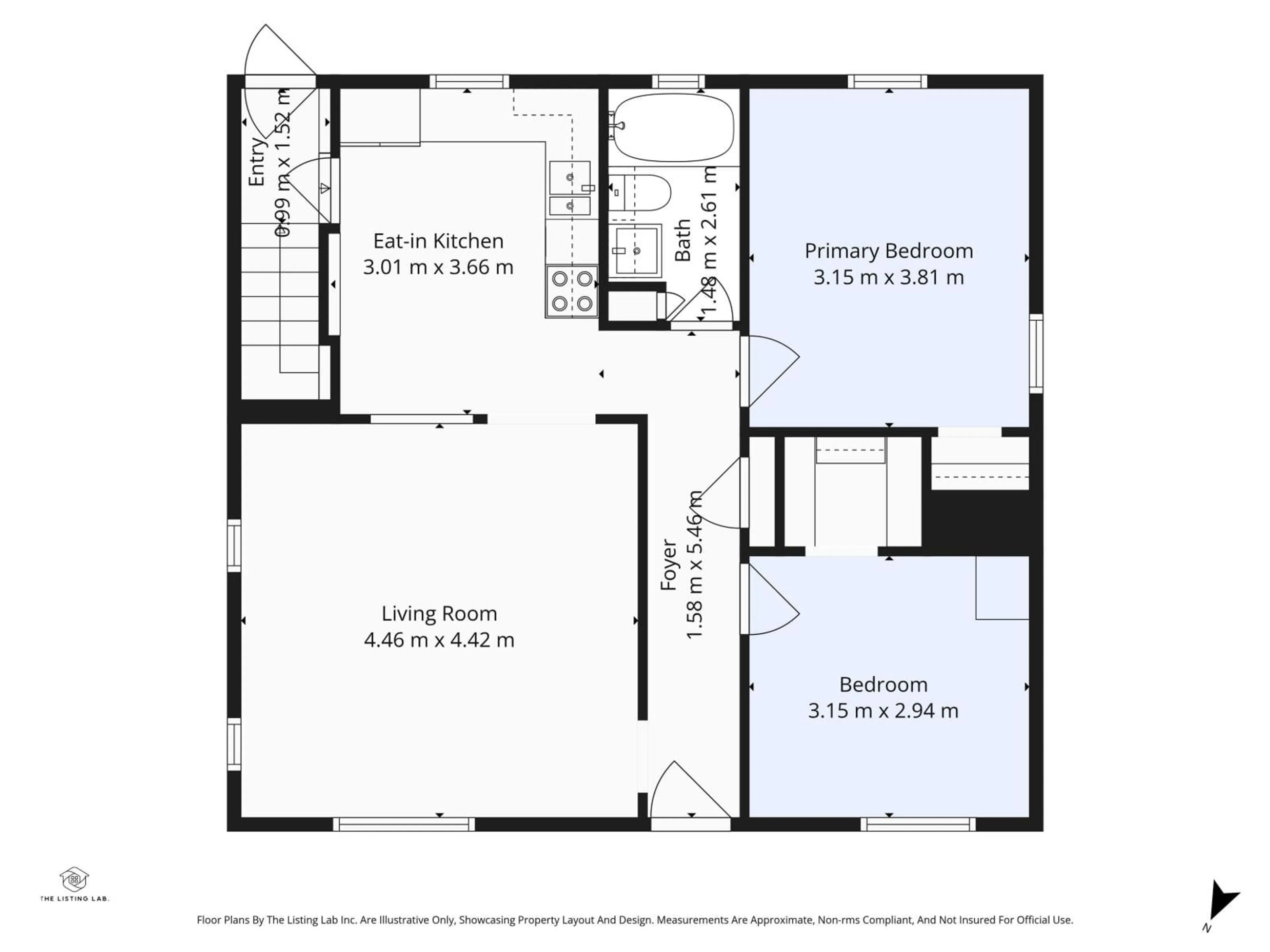 Floor plan for 12408 89 ST, Edmonton Alberta T5B3W9