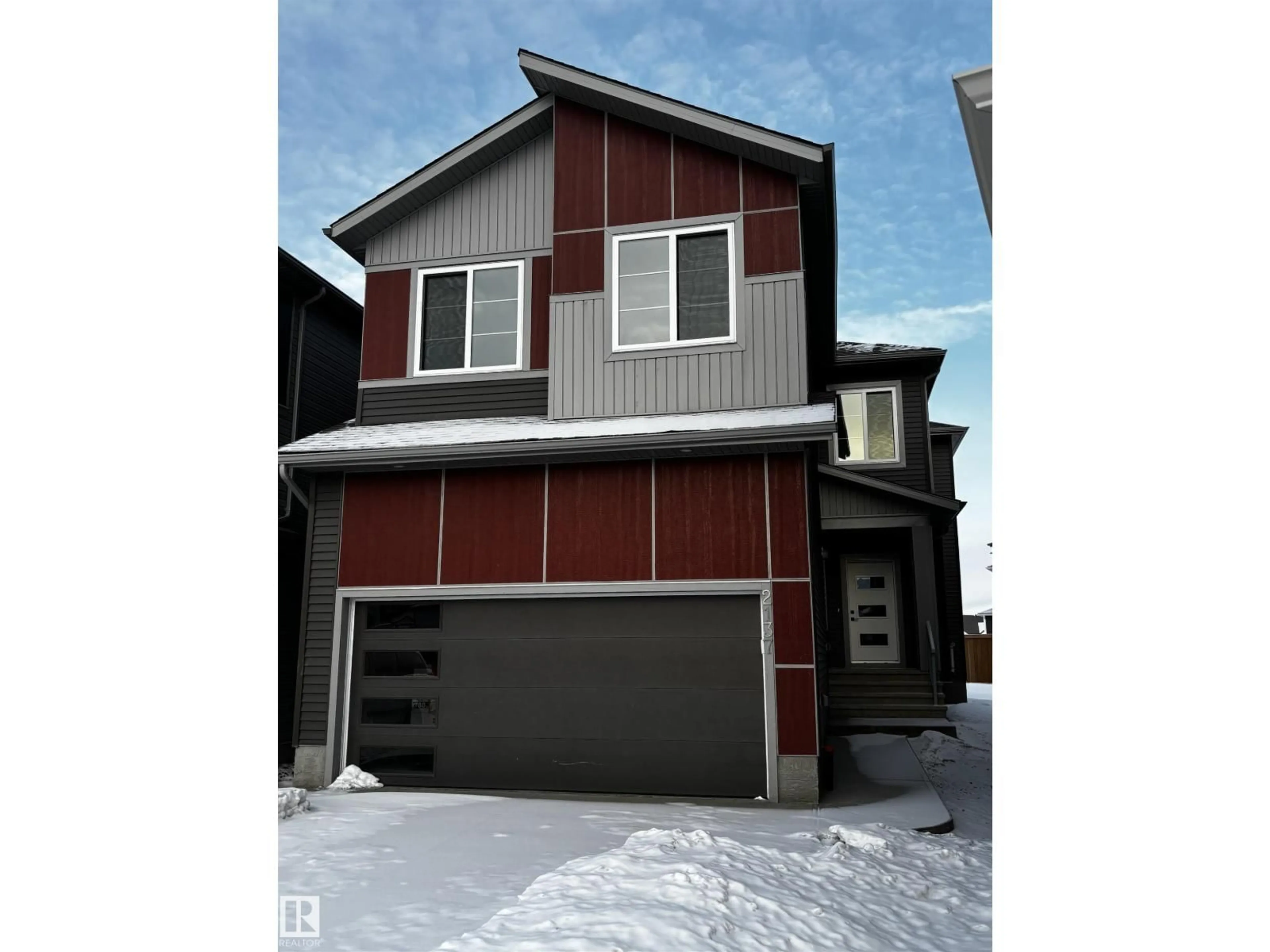 Home with vinyl exterior material, street for NW - 2137 209A ST, Edmonton Alberta T6M3C8