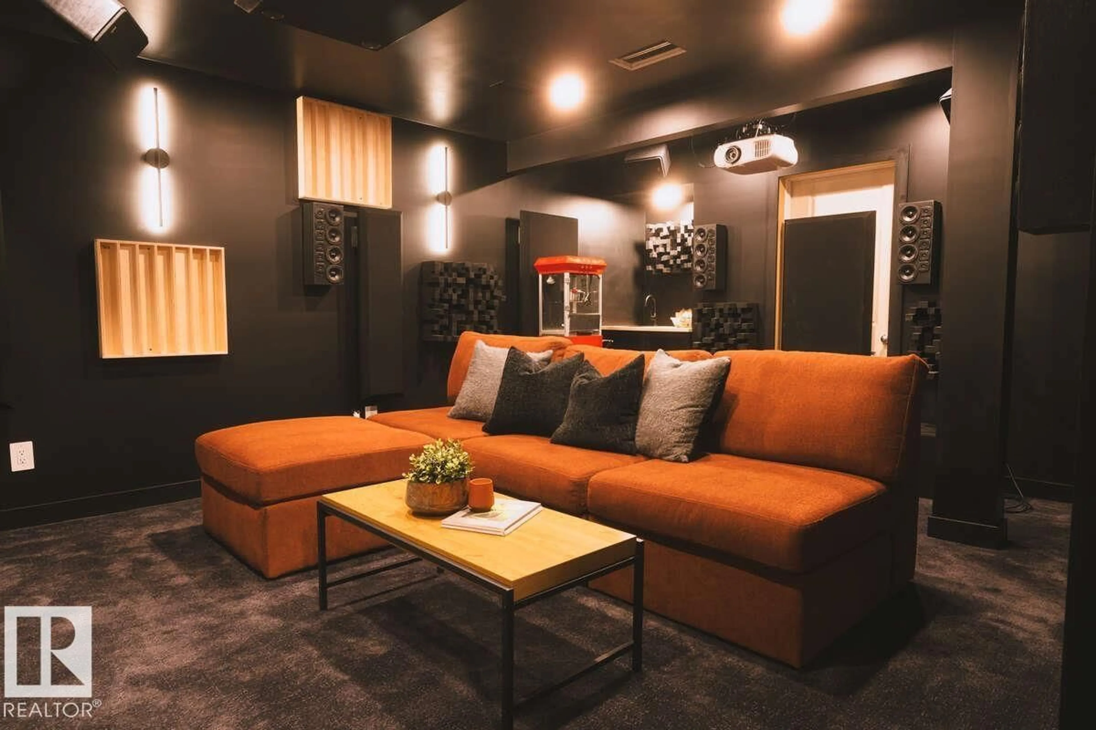 Home theater for NW - 3732 214 ST, Edmonton Alberta T6M1S4