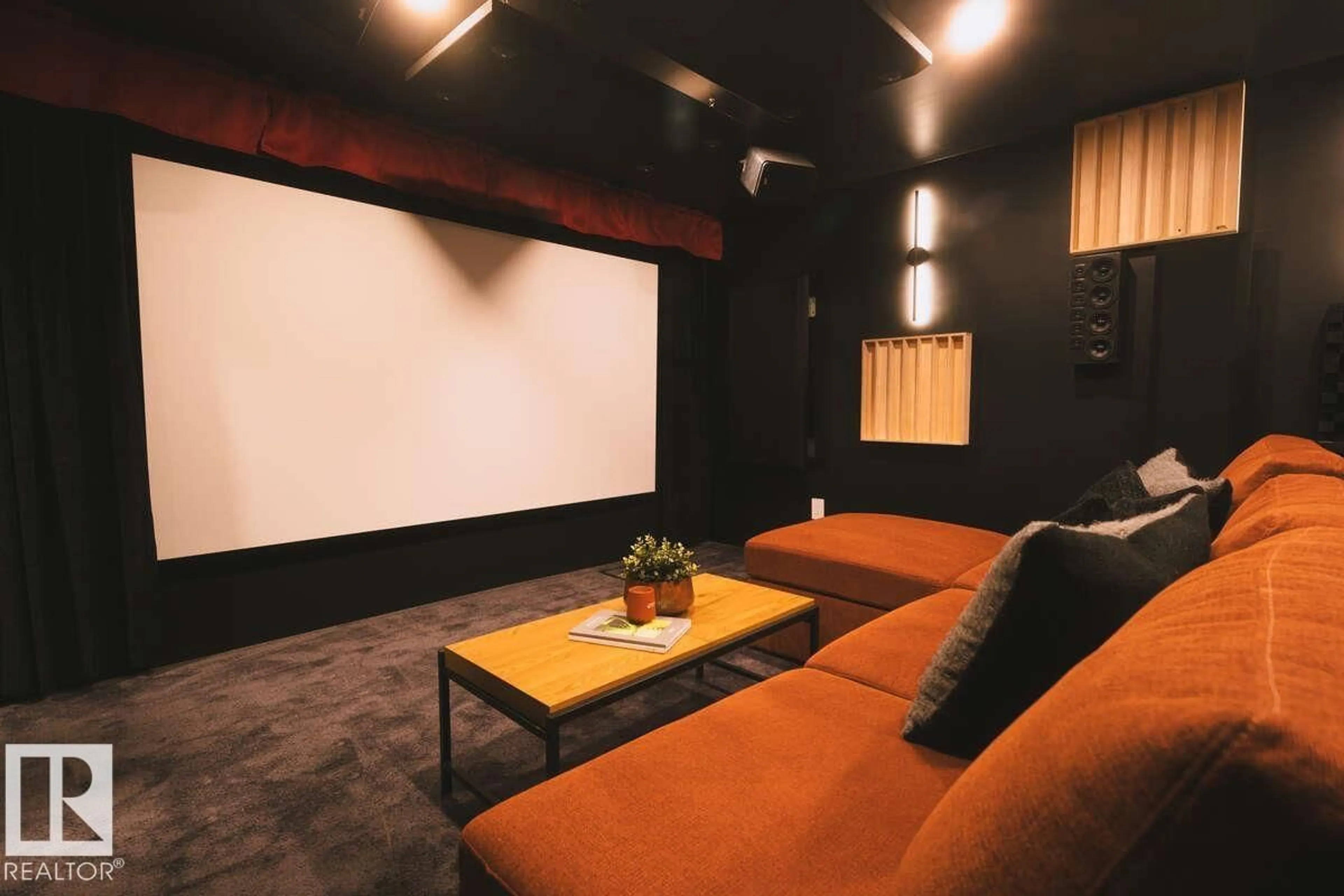 Home theater for NW - 3732 214 ST, Edmonton Alberta T6M1S4