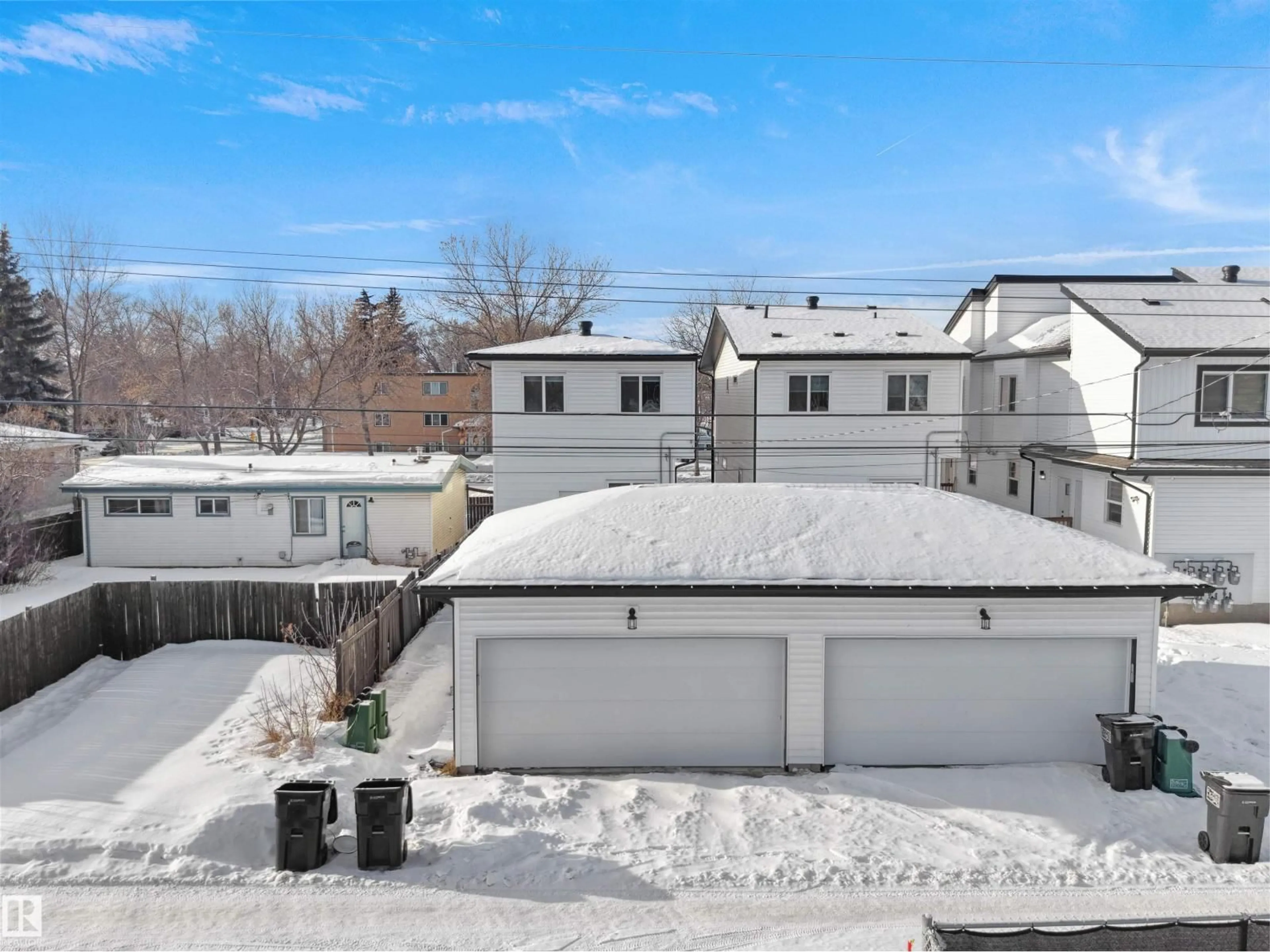A pic from outside/outdoor area/front of a property/back of a property/a pic from drone, street for NW - 10911 159 ST, Edmonton Alberta T5P3B9
