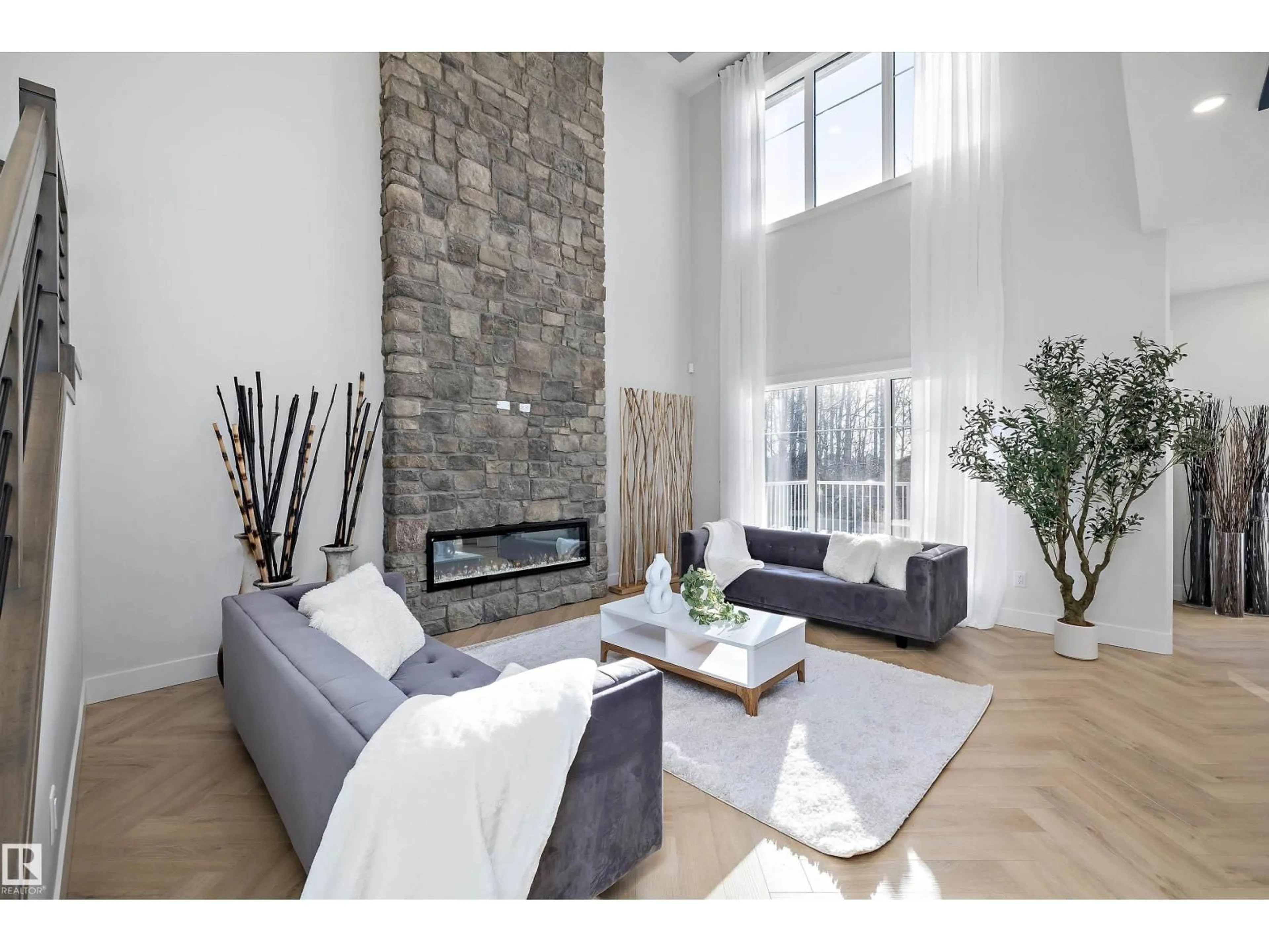 Living room with furniture, unknown for 1715 CROSSBILL LO, Edmonton Alberta T5S0W3