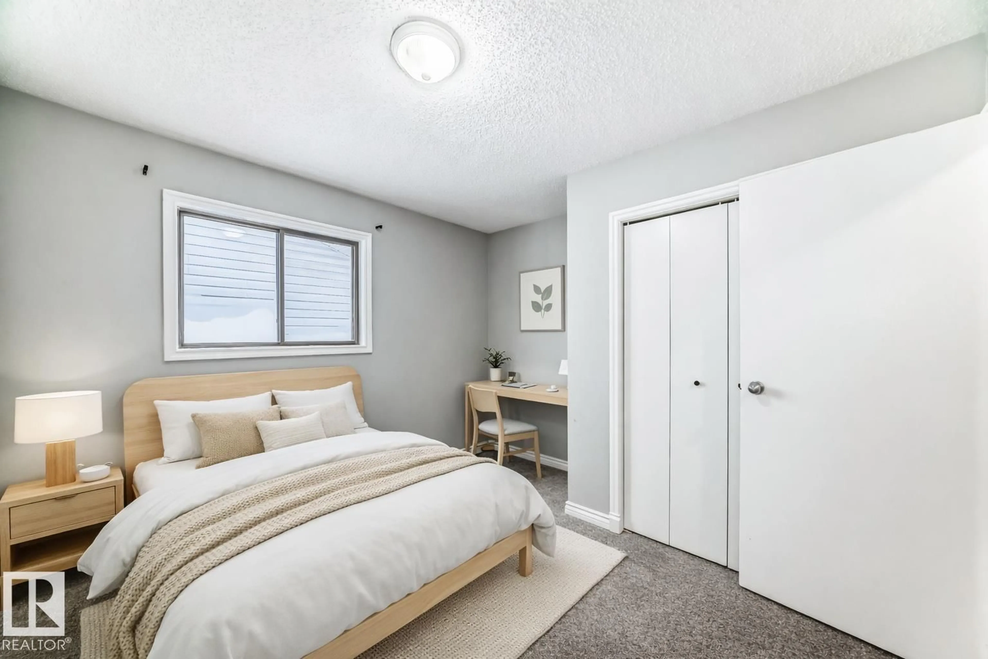 Bedroom with bed, unknown for 2928 49A ST, Edmonton Alberta T6L2X1