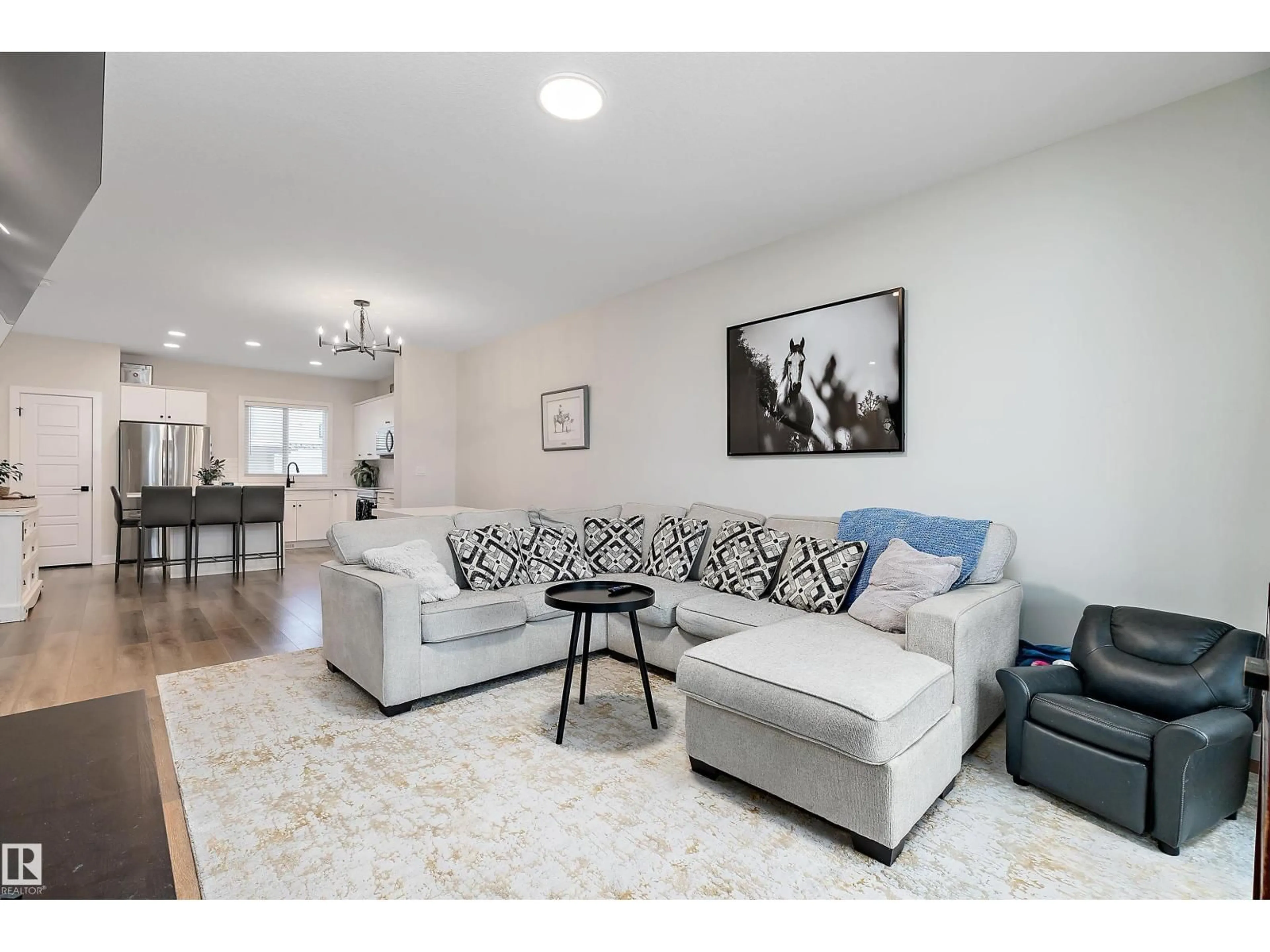 Living room with furniture, unknown for 17 EMERALD WY, Spruce Grove Alberta T7X2Y4