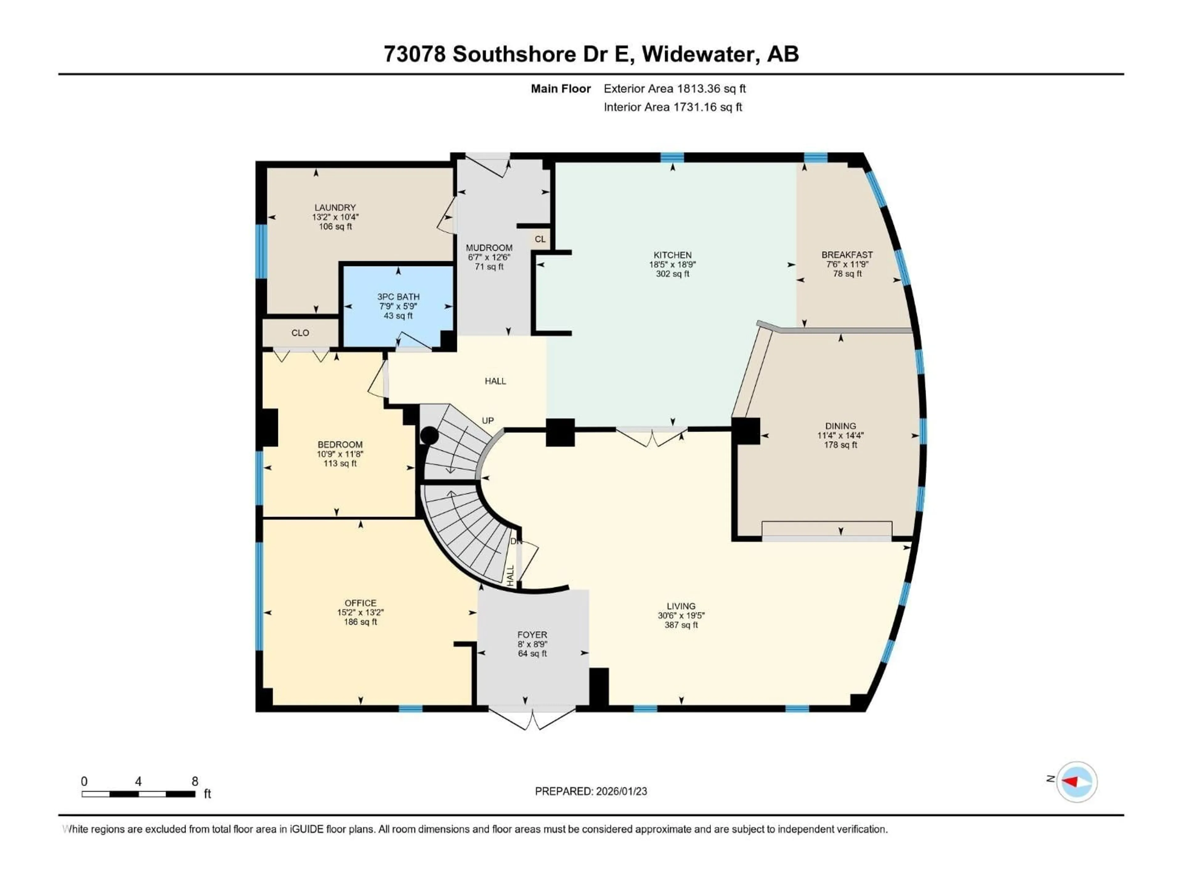 Floor plan for 73078 SOUTHSHORE DR, Widewater Alberta T0G2M0