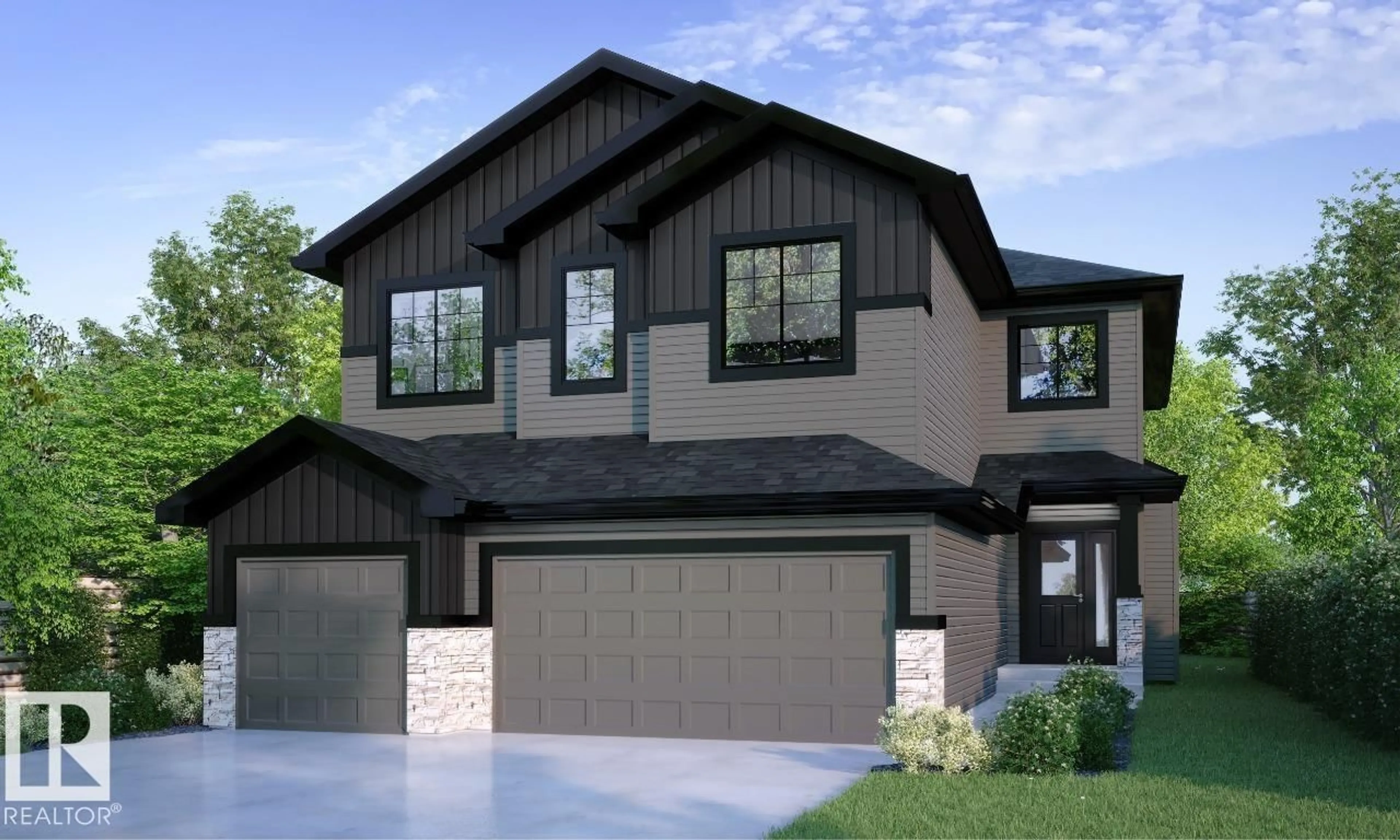 Home with brick exterior material, street for 211 HAYS RIDGE BV, Edmonton Alberta T6W4G6