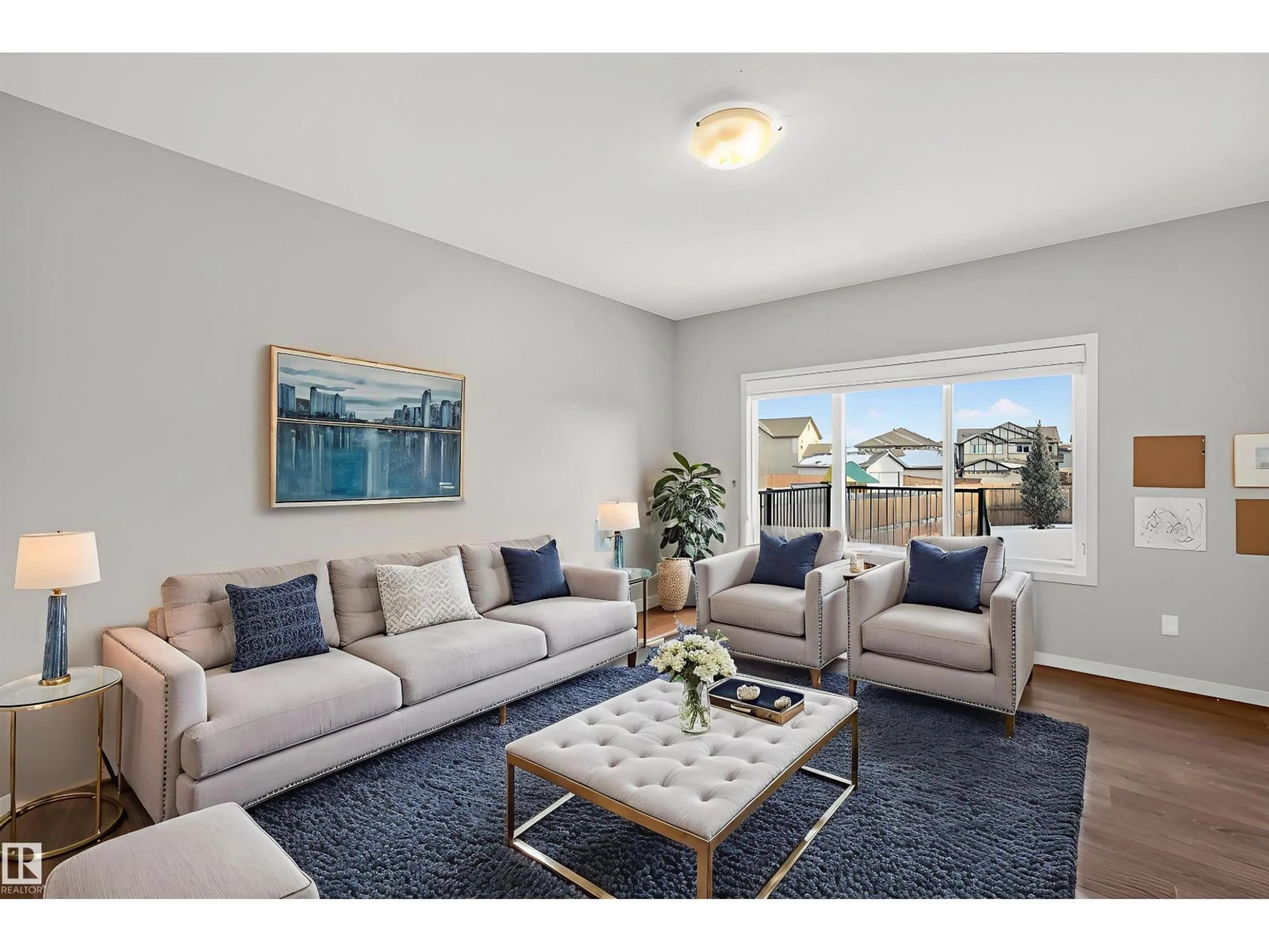 Living room with furniture, unknown for SW SW - 4723 ALWOOD BEND BN, Edmonton Alberta T6W3A2